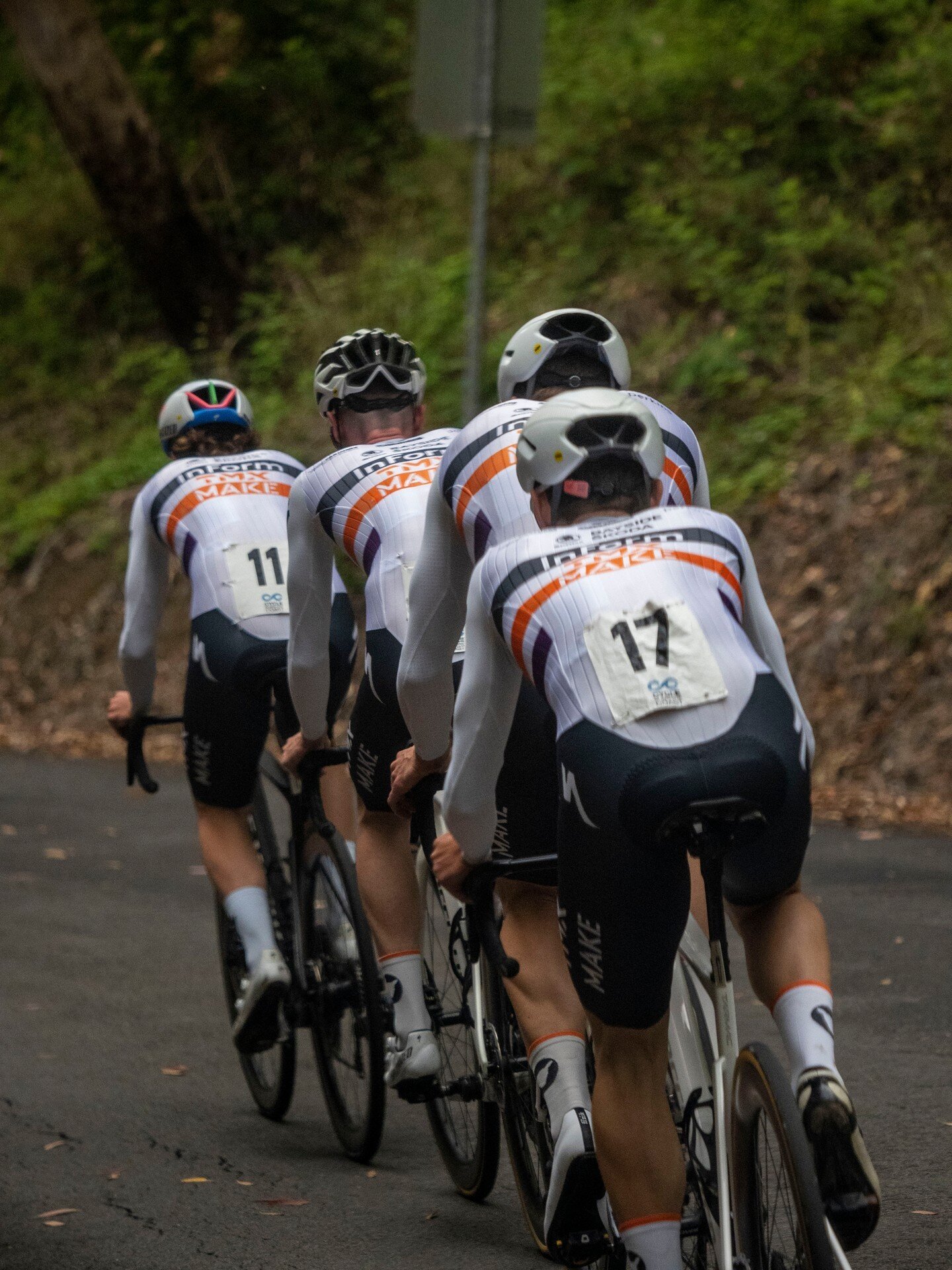 Stage Two of Cycle Sunshine Coast was the MONTVILLE TEAM TIME TRIAL. InForm riders in both our men's and women's teams turned it on this morning, working together to ride the fastest time. The Inform Women finished in 4th place, and the Men finished 