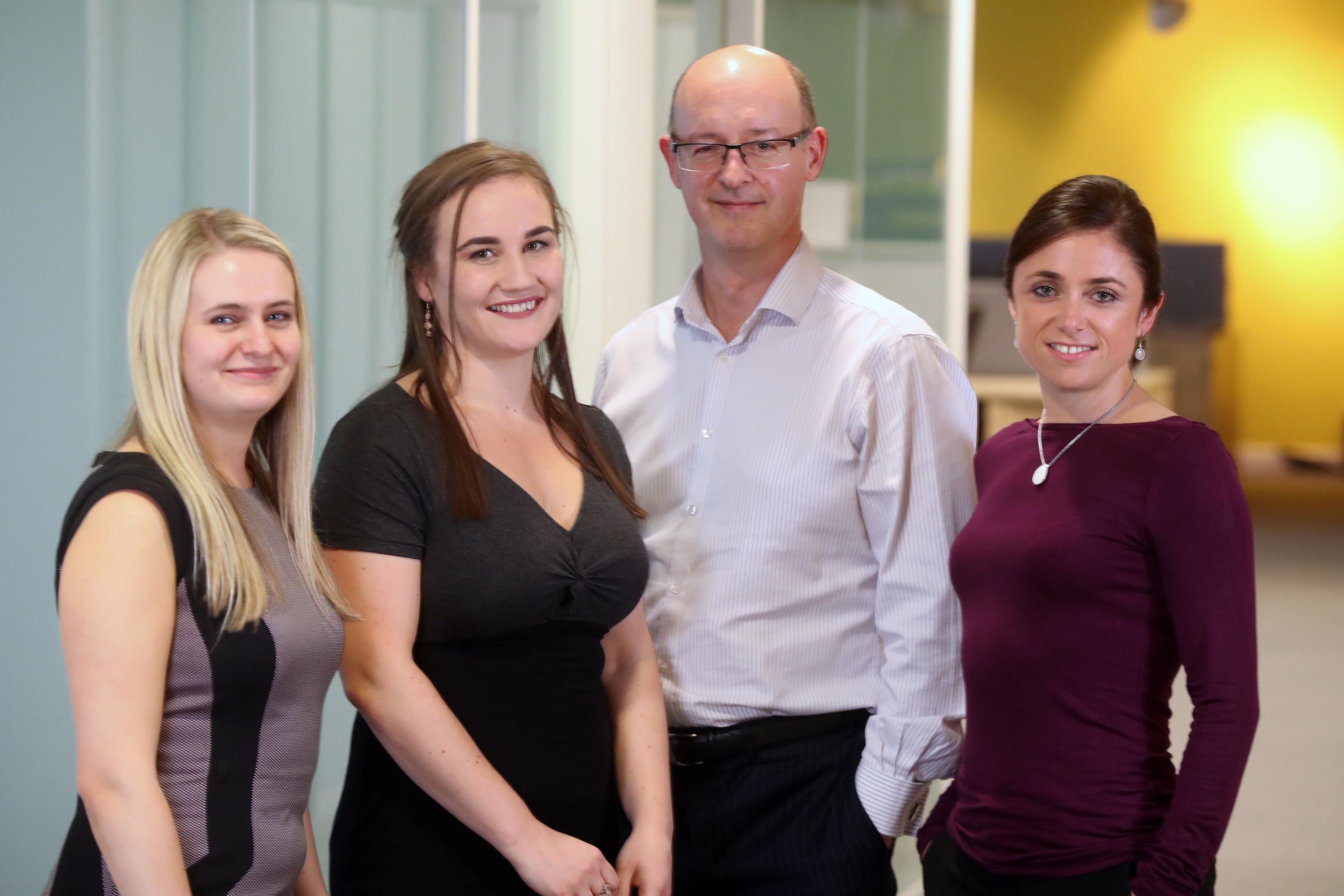 Darwin Gray Franchising Team (Left to Right: Emily Shingler, Siobhan Williams, Stephen Thompson, Tegen Quinn)