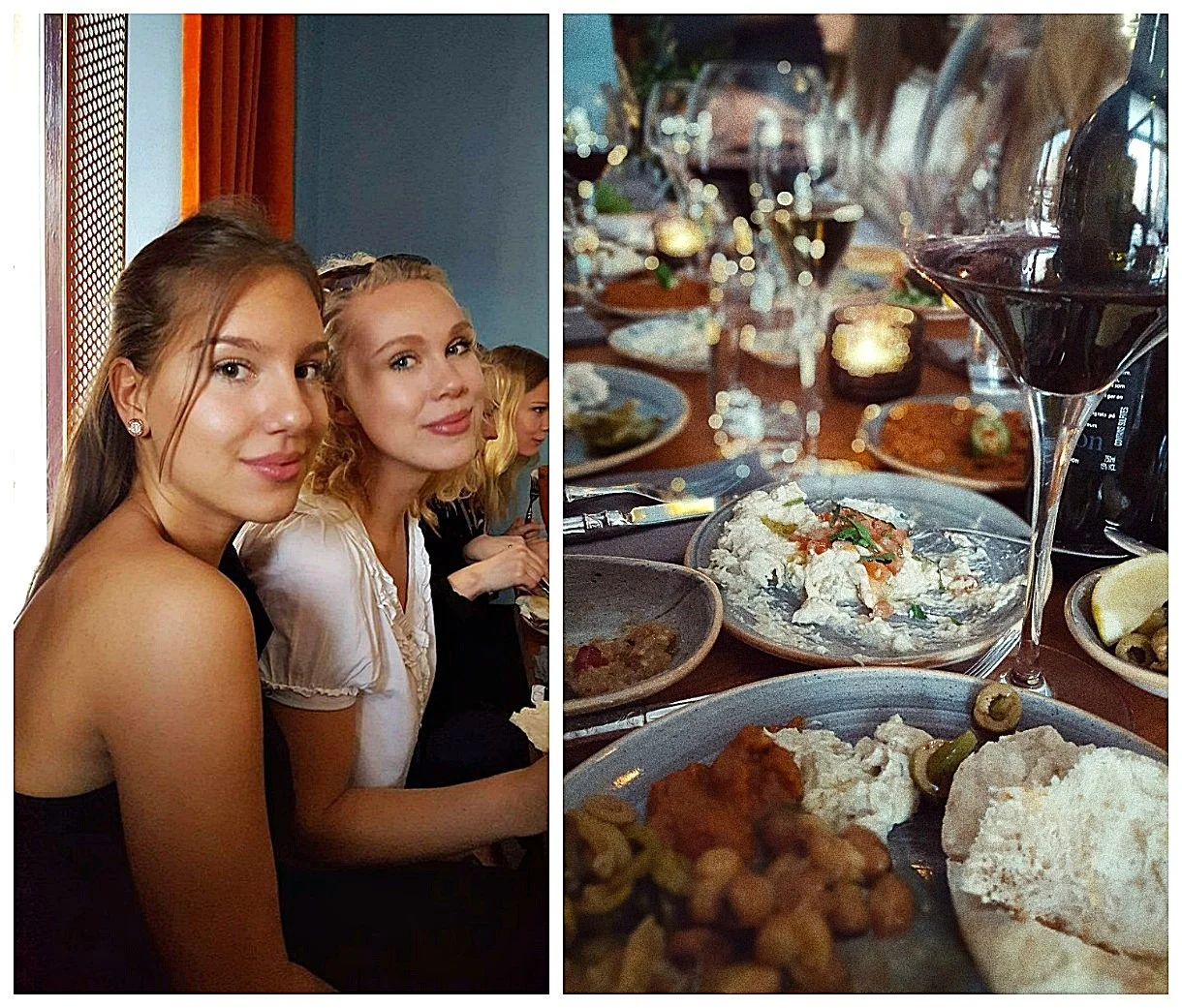 Sammanfattningsvis kan vi hjärtligt rekommendera den här restaurangen till dig som gillar libanesiskt, har många olika viljor i sällskapet, vill ha en rolig restaurangupplevelse och gillar mycket mat! Trevlig kväll som det var så glömdes bloggen och instagramskontot av lite, men ett par bilder lyckades vi i alla fall knäppa så att ni får någon uppfattning om stället!