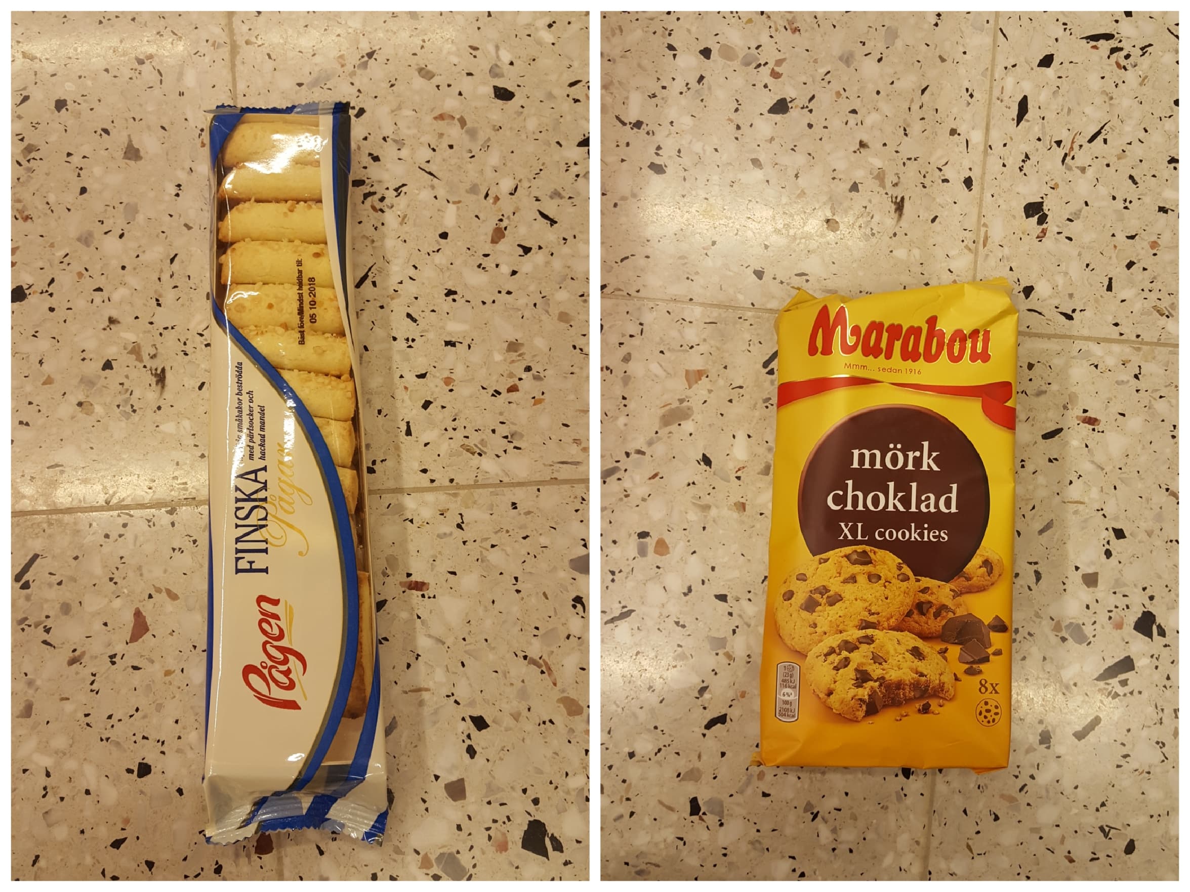 Finska pinnar och Marabous cookies