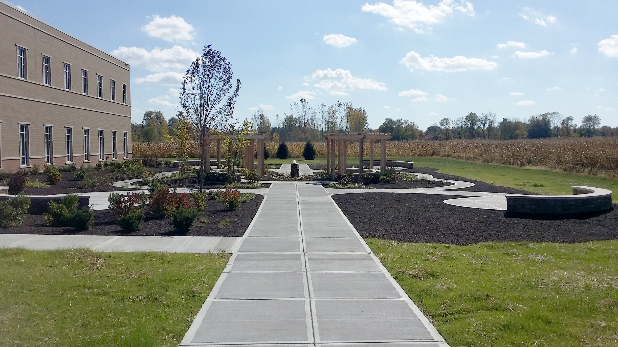 Community Hospital Anderson Cancer Garden Center Mader Design