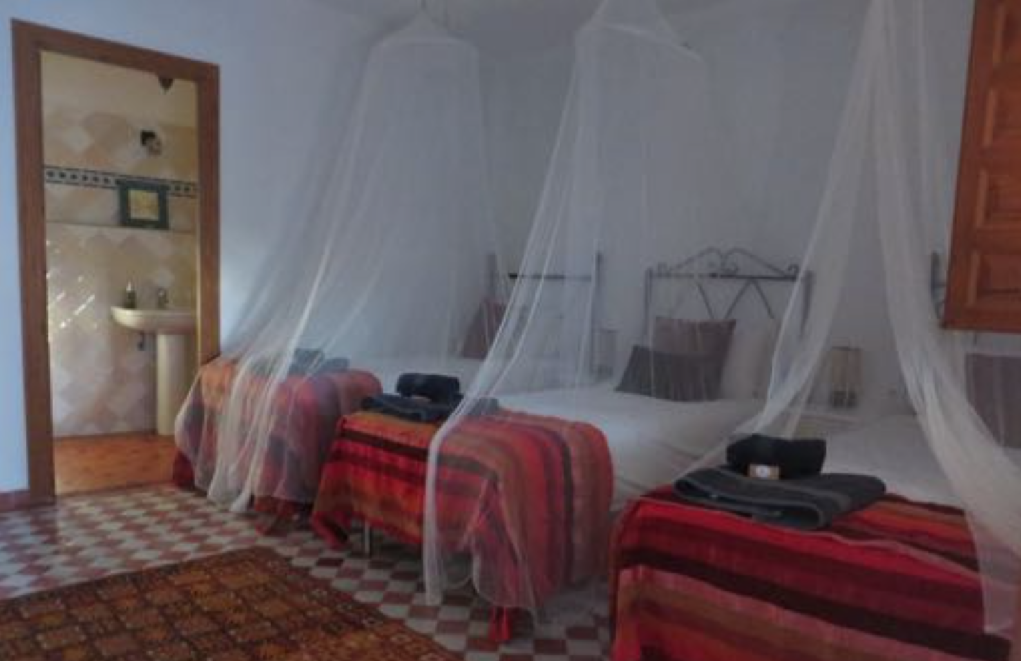 Triple Beds Private bath/shower Early Bird: £1,200.00 / Full Price: £1,500.00 * * Price based on three sharing