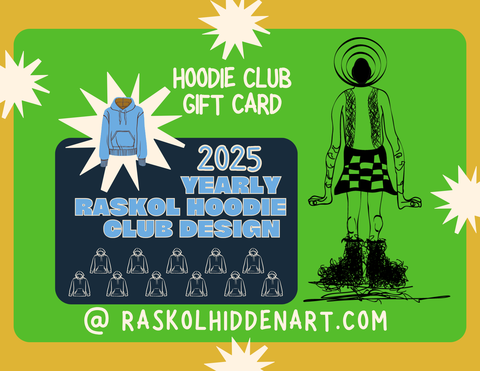 🖤 2025 Raskol Hoodie Club Memberbership 🖤