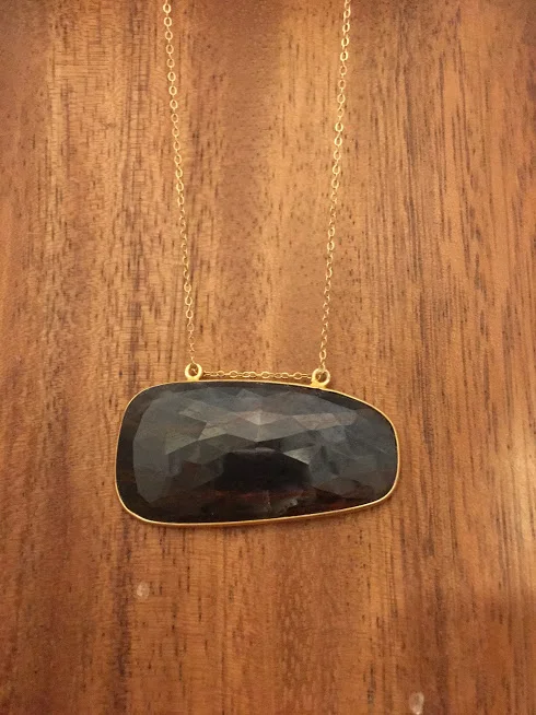 Large Sapphire Necklace