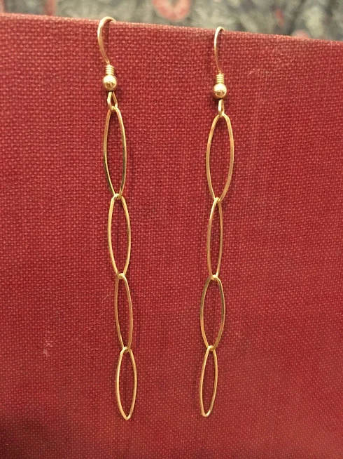 Gold Dangly Earrings
