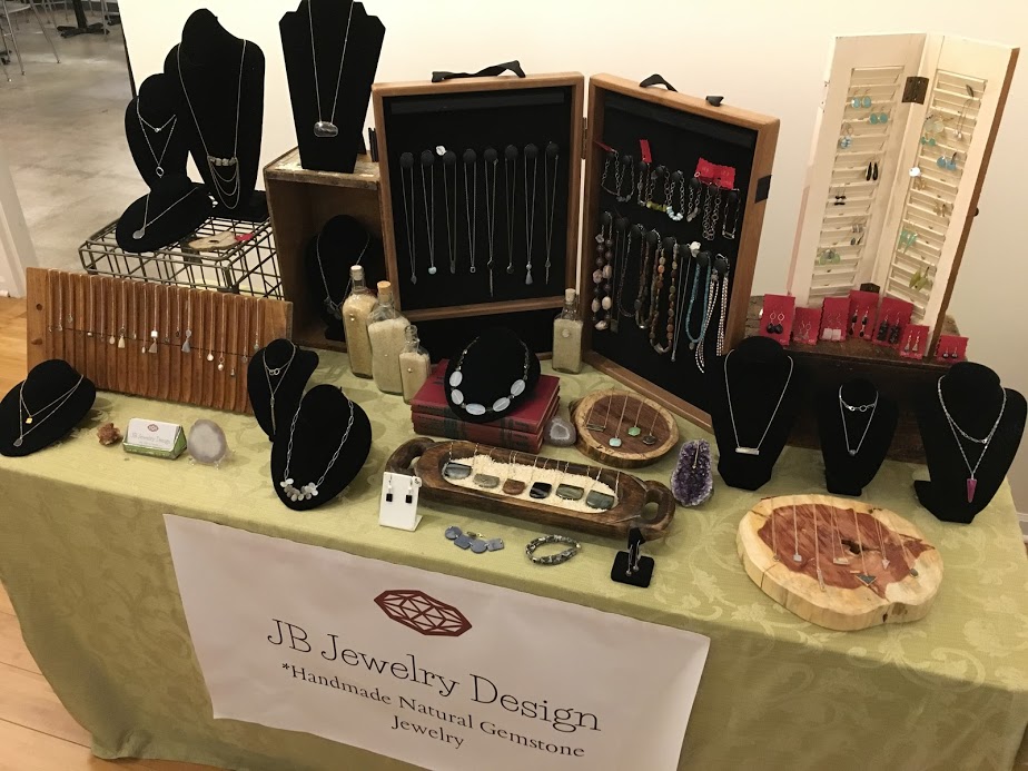 My booth at Chicago Vegan Test Kitchen Night Market