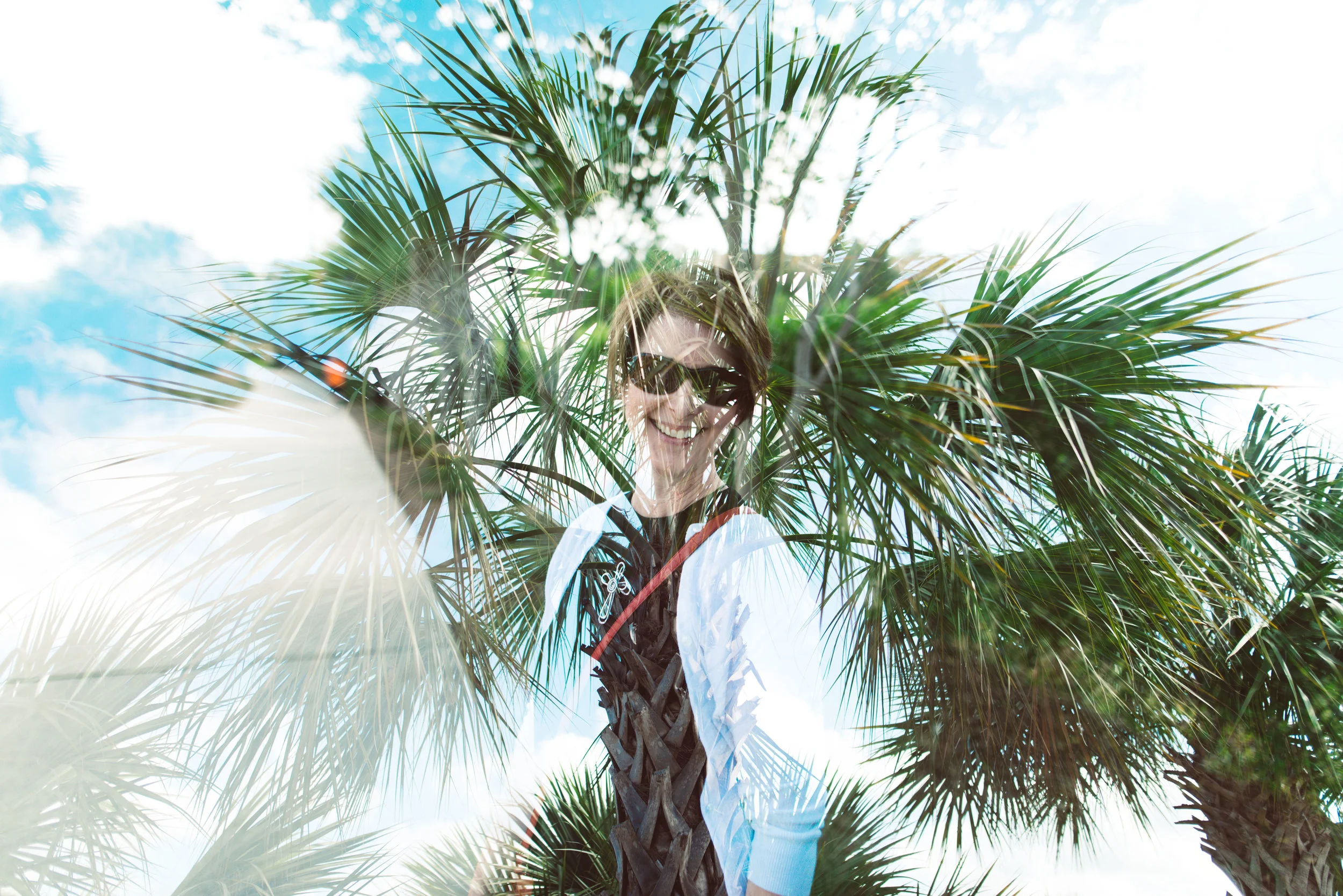 I won’t reveal the name of her blog, but here’s a hint: it was palm tree related.