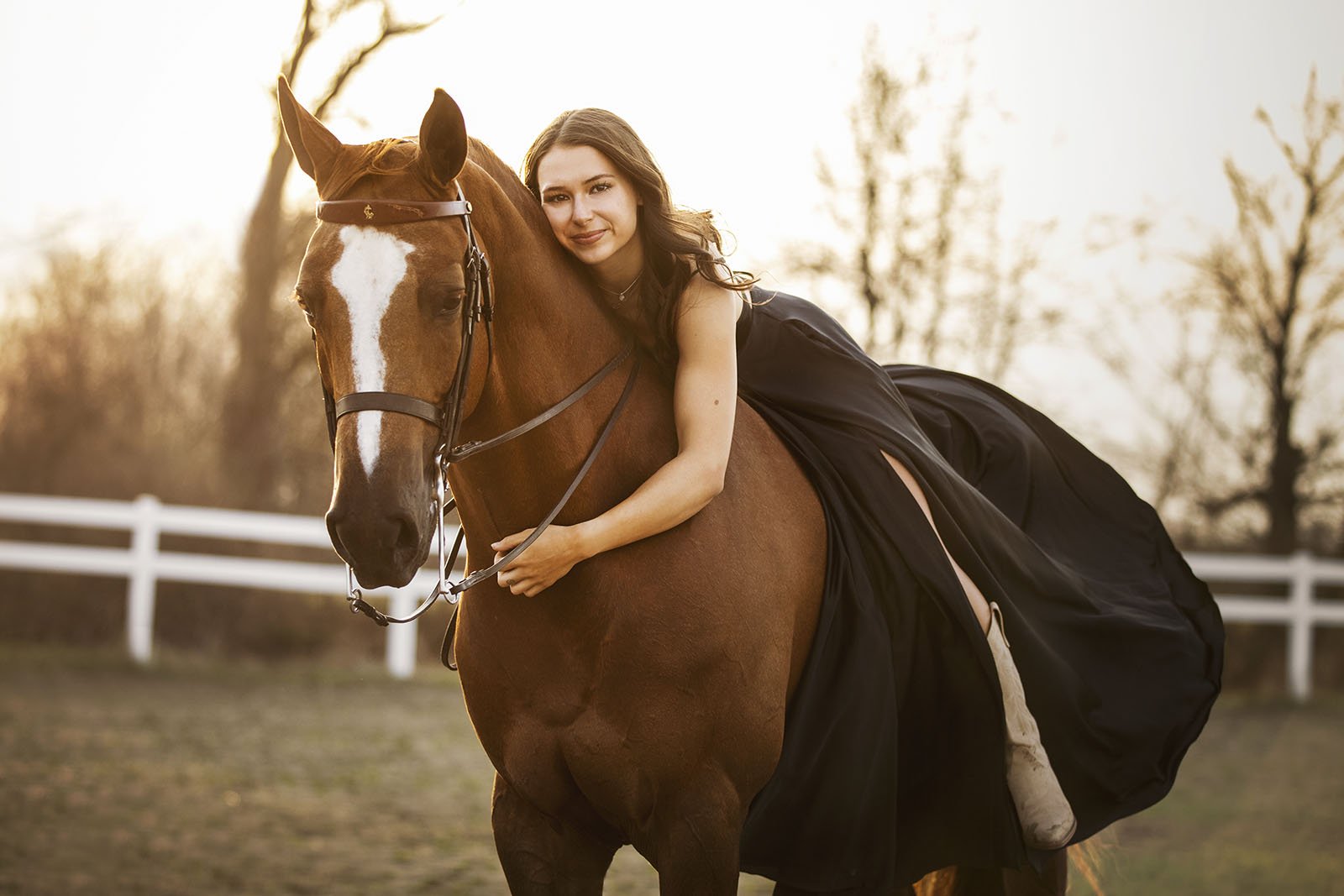 Graduating Senior Photoshoot with Horses — J.Klein Photos
