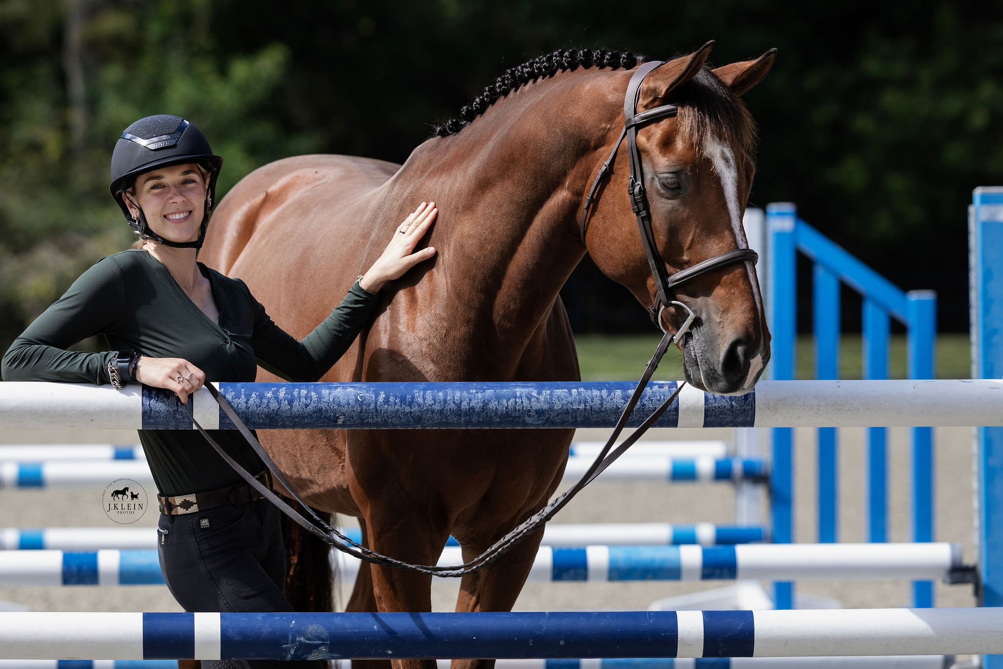 JKlein Photos, Wellington Florida Equine Photographer, photographs horse and rider for educational posing guide, creating professional portraits for equestrians.