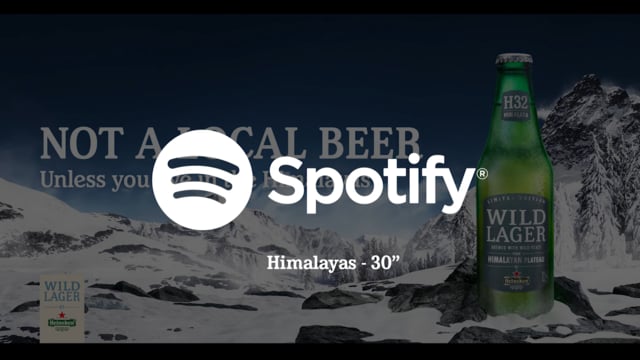 Wild Lager by Heineken Spotify Radio: Himalayas