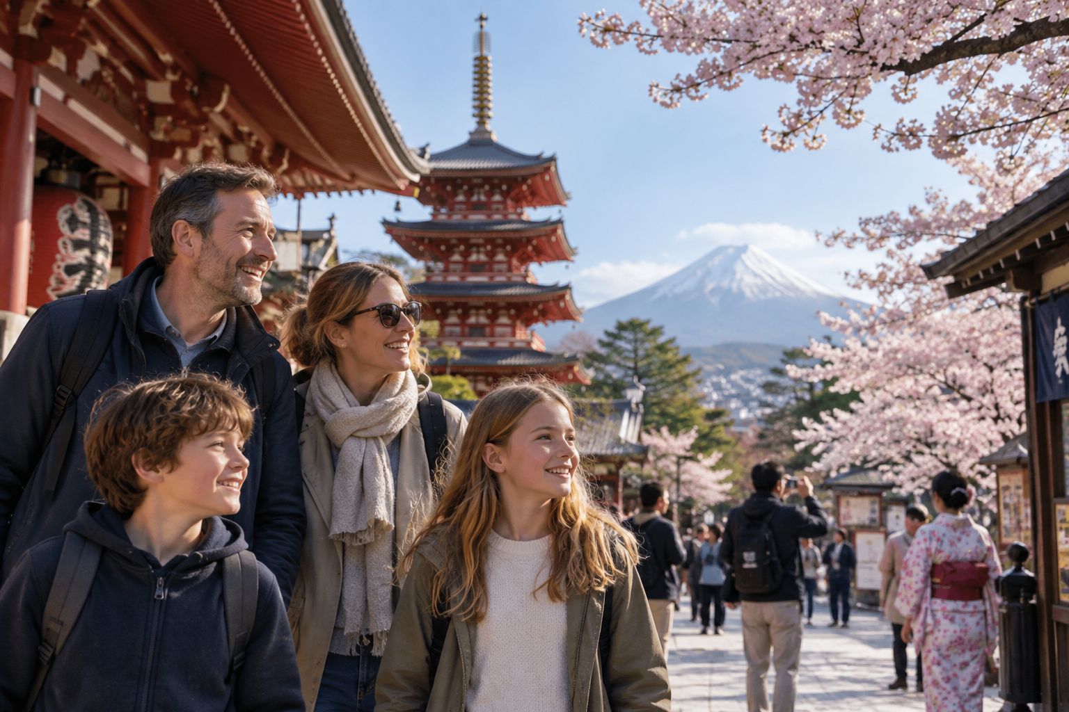 Le voyage en famille au JAPON