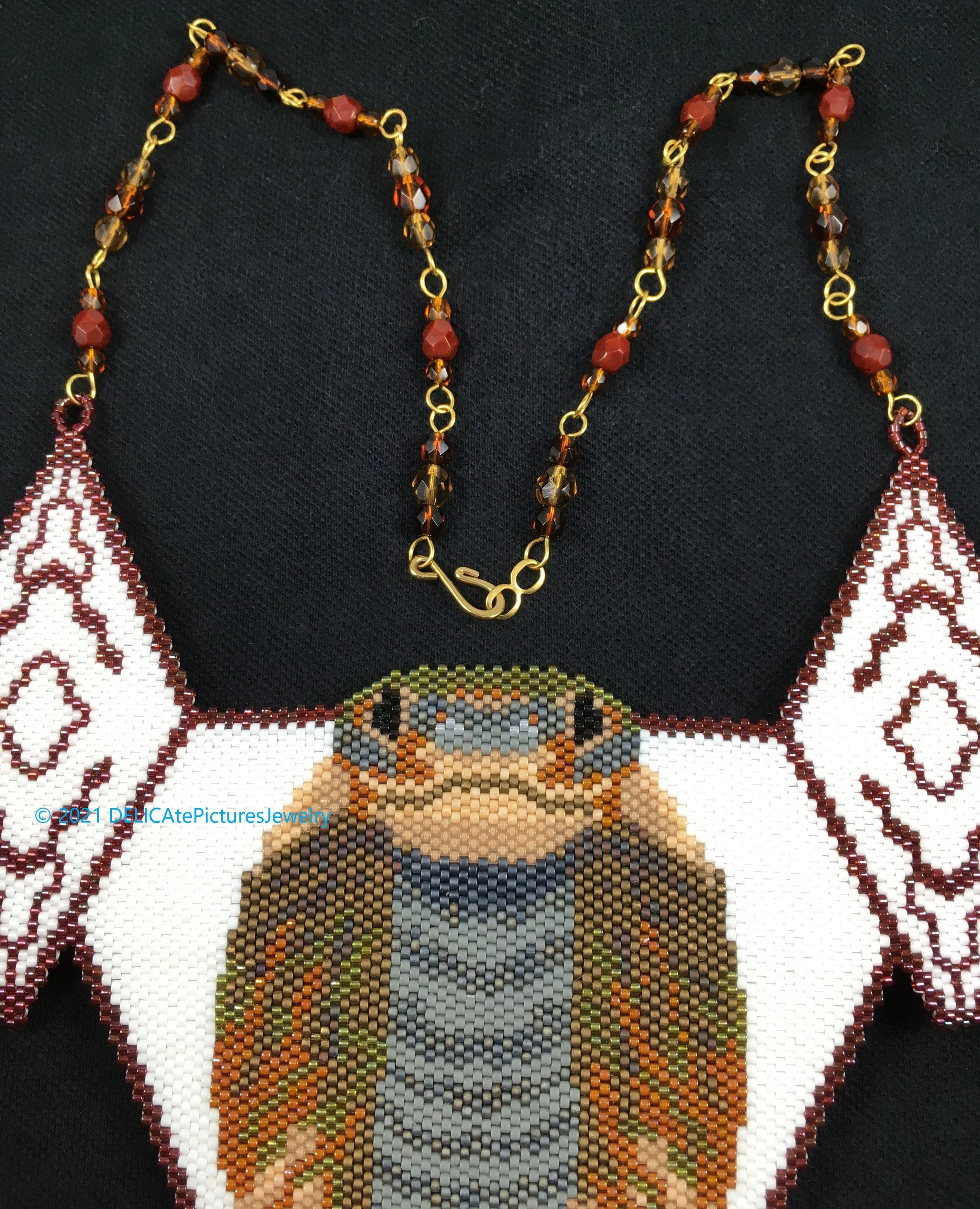 King Cobra Snake Necklace 