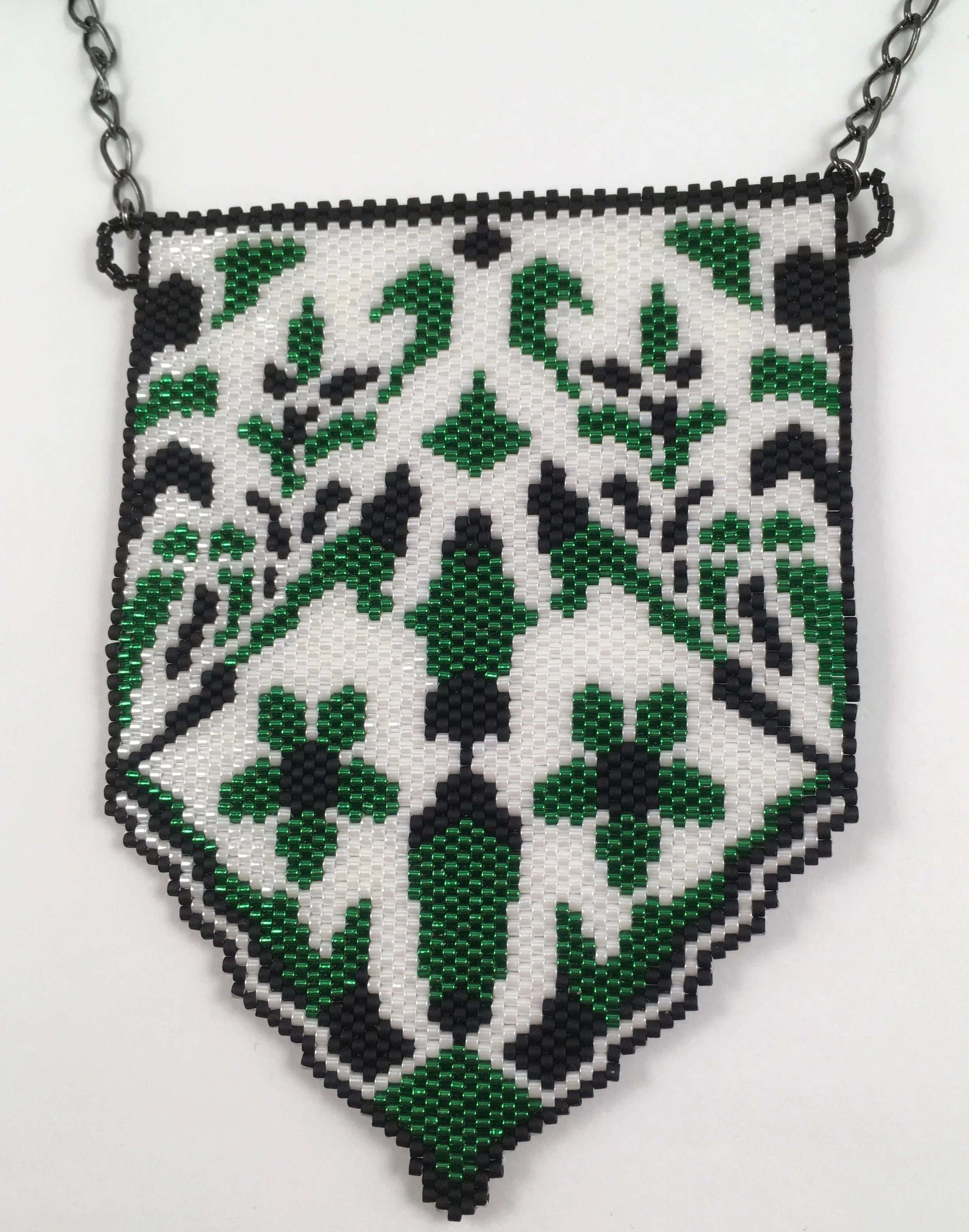 Rexa Dae's Night Out Necklace (Green, Black, White)