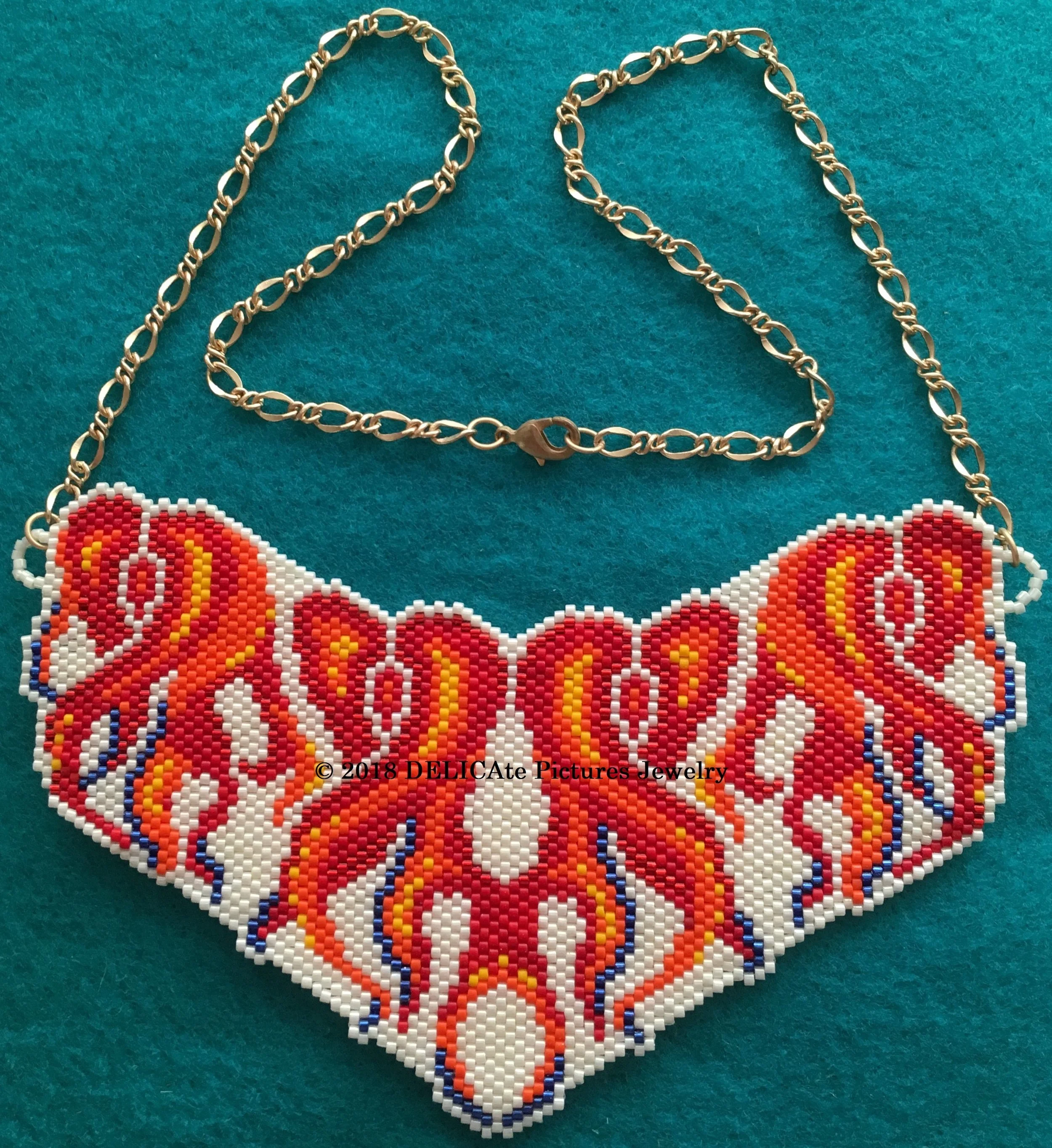 Inferno Biker Flames Necklace