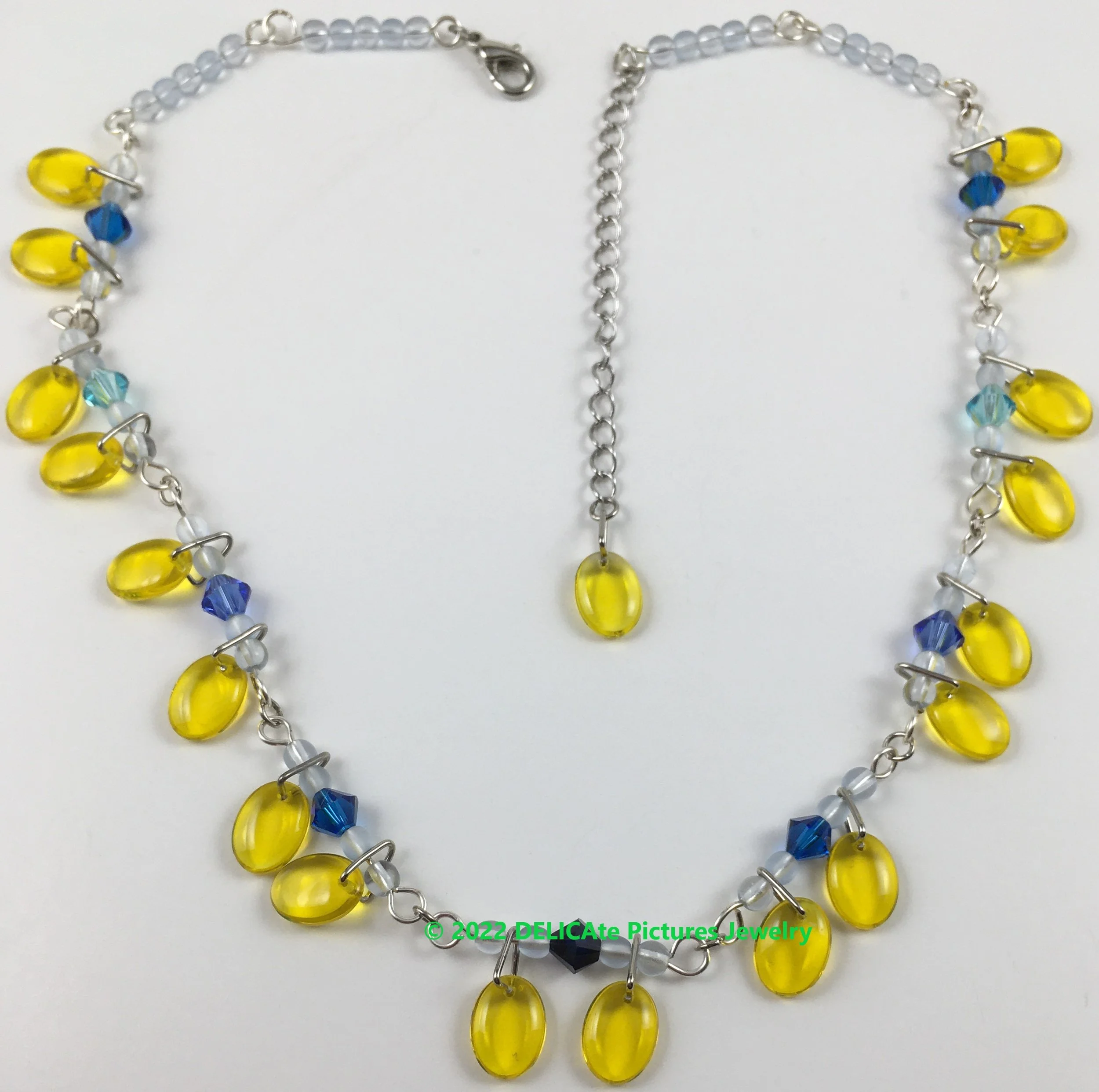 Mellow Yellow Honey Lemon Drop Candy Necklace