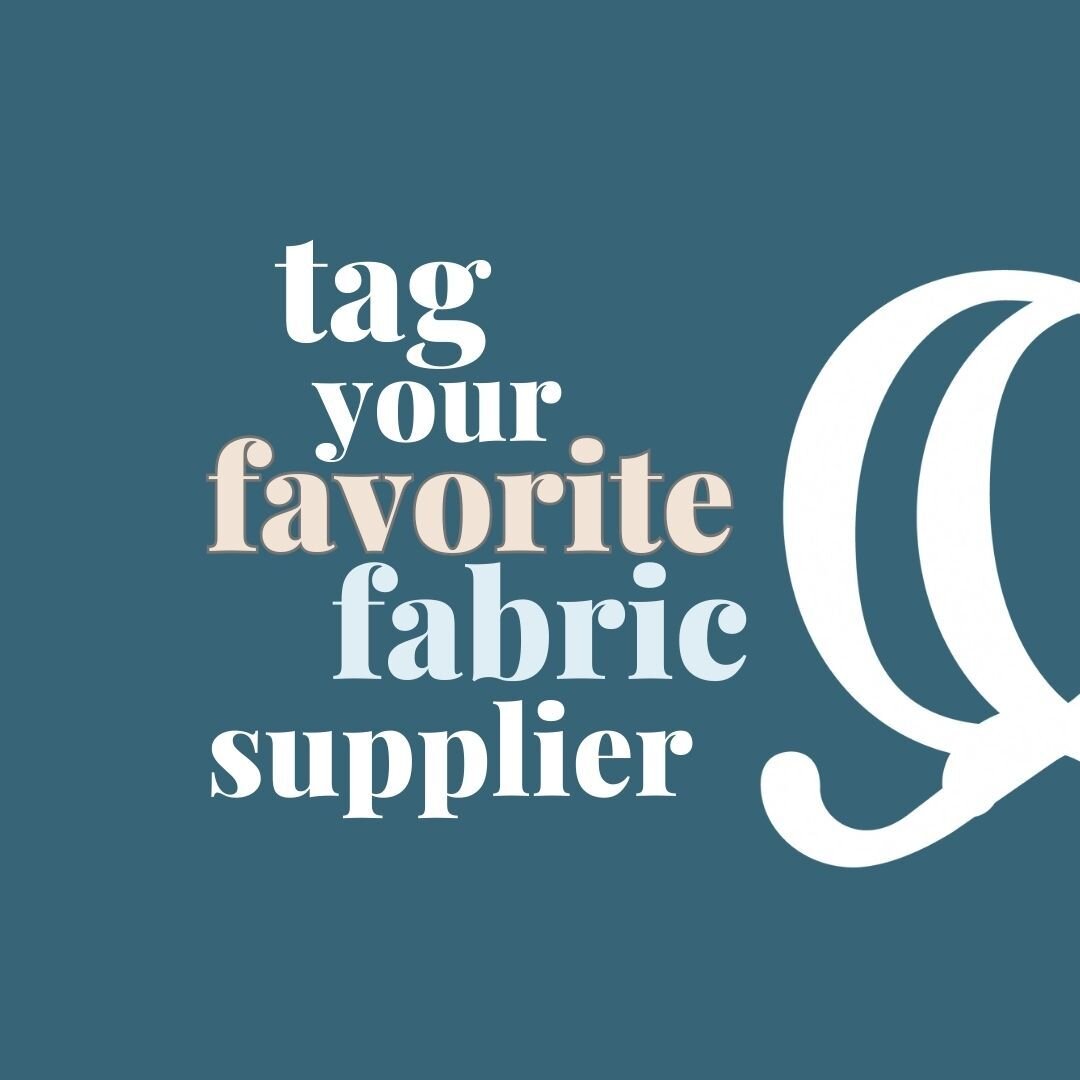 QUIPA accounts for all your measurements at once, main fabric, lining and interlining. Calculations that used to take hours can be done in minutes with QUIPA. Tag your favorite fabric suppliers in the comments 🤩

#bespokedrapery #customdraperyworkro