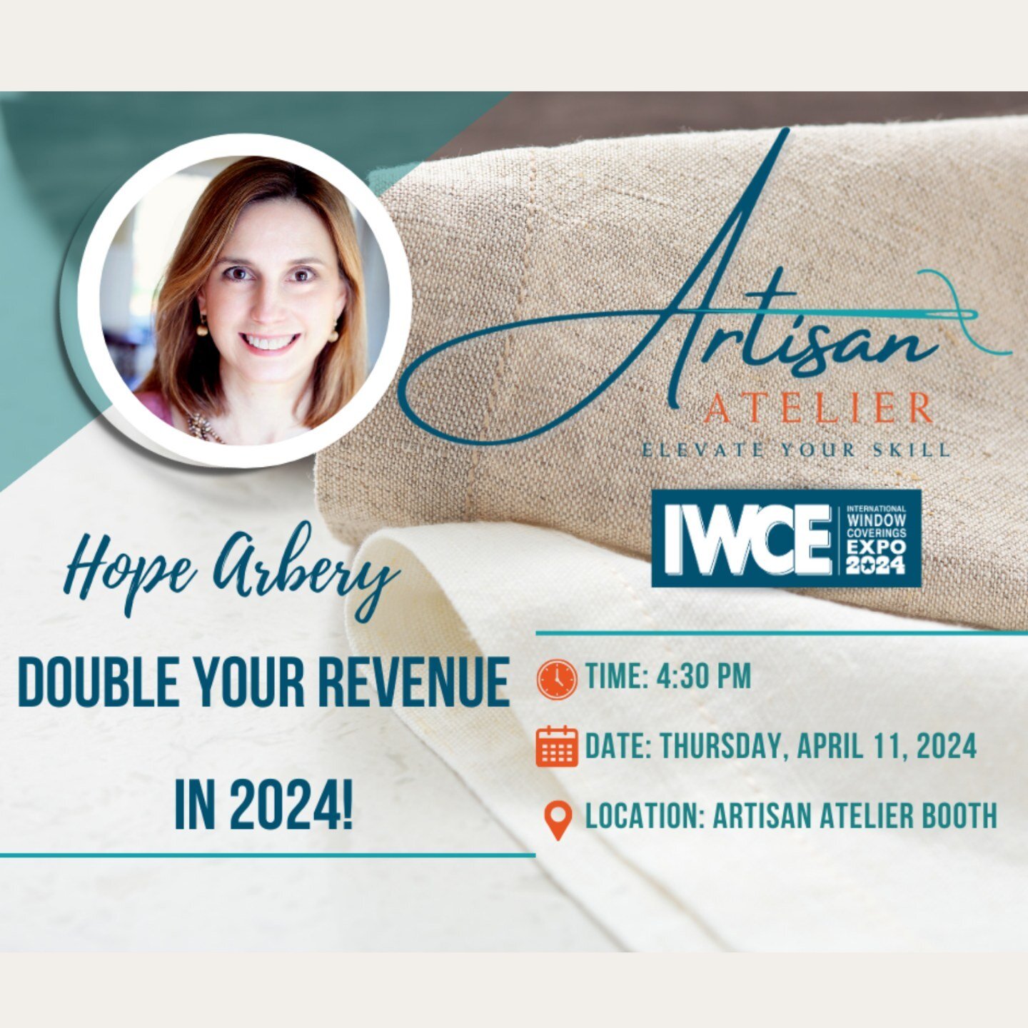We hope to see you at @iwce_official in April! Hope will be speaking at @sandra_vansickle Artisan Atelier Booth on how to Double Your Revenue in 2024 on Thursday, April 11th at 4:30 pm. In addition, we will be an exhibitor at IWCE at booth #934. If y