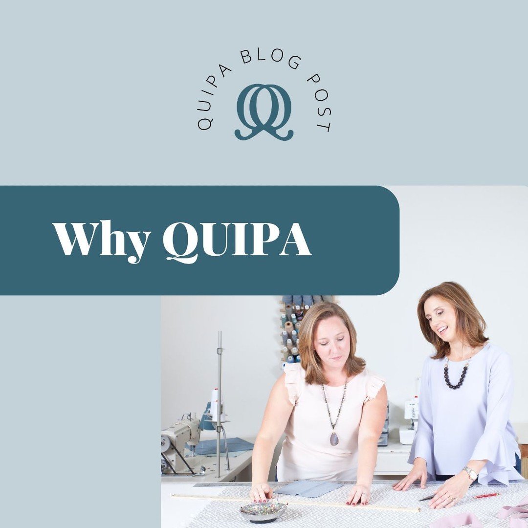 On the blog today, read the story of how QUIPA was created to meet a big need in my workroom. Comment below for a link to the blog post. 

#bespokedrapery #customdraperyworkroom #customwindowtreatments #customdraperies #quipa #softfurnishings #interi