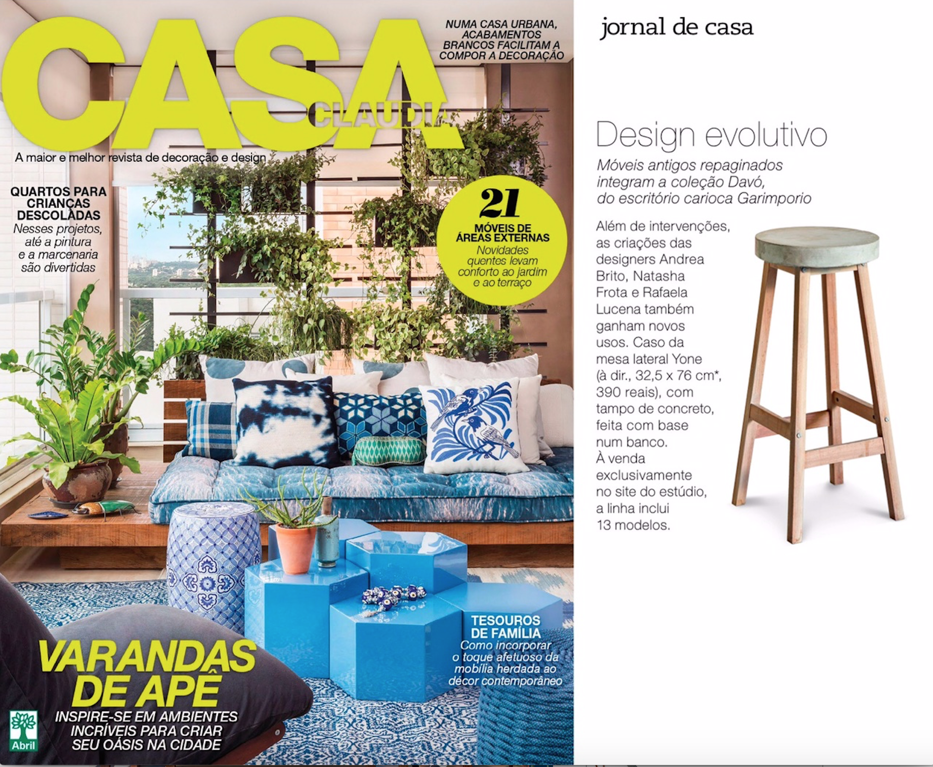 REVISTA CASA CLAUDIA - EDIÇÃO