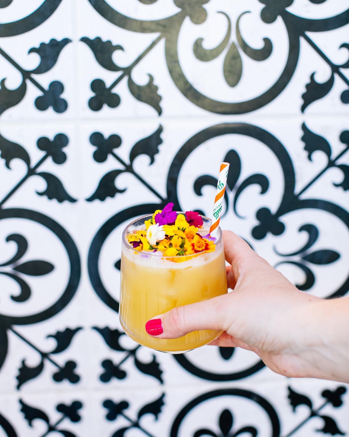 Almost too pretty to drink 🌸 Try our Pear-fection cocktail with Absolut Pears vodka, St. Germain elderflower liqueur, fresh lemon juice, and a decorative floral finish.
