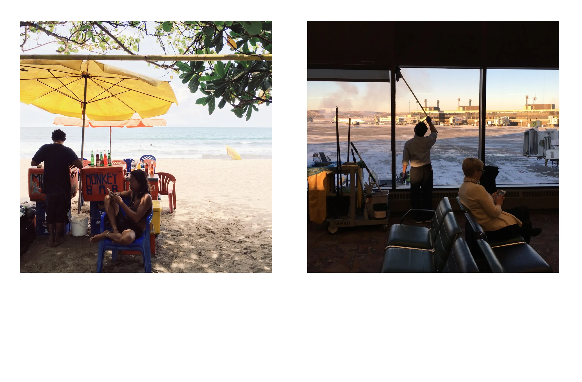  A photo book of people on their phones all over the world captured by Alexvi on his mobile phone. 