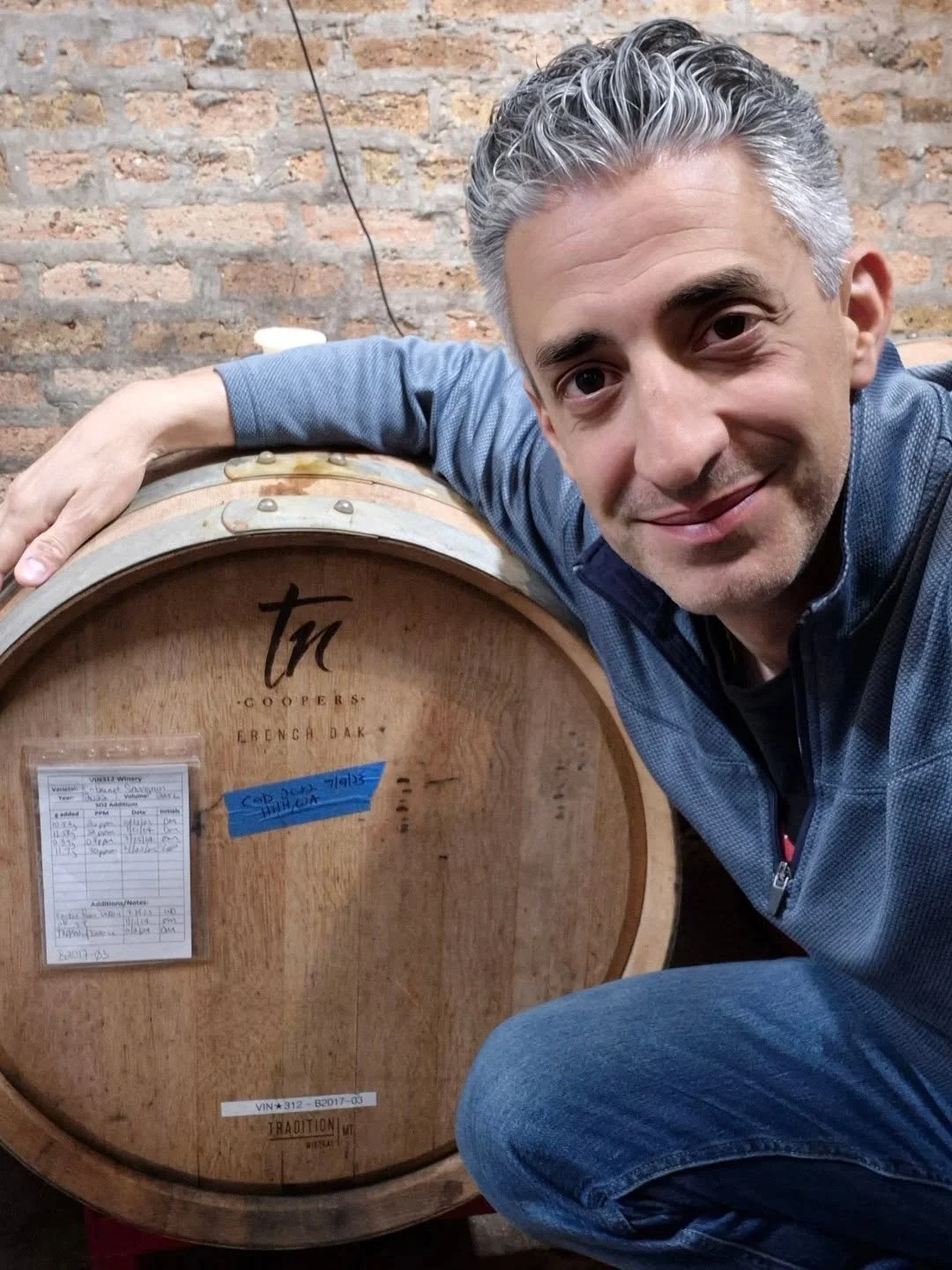 Hanging out here with some of our wine!

The wine is aging gracefully in this @tncoopers.usa French oak barrel.

#urbanwinery #chicago #vin312