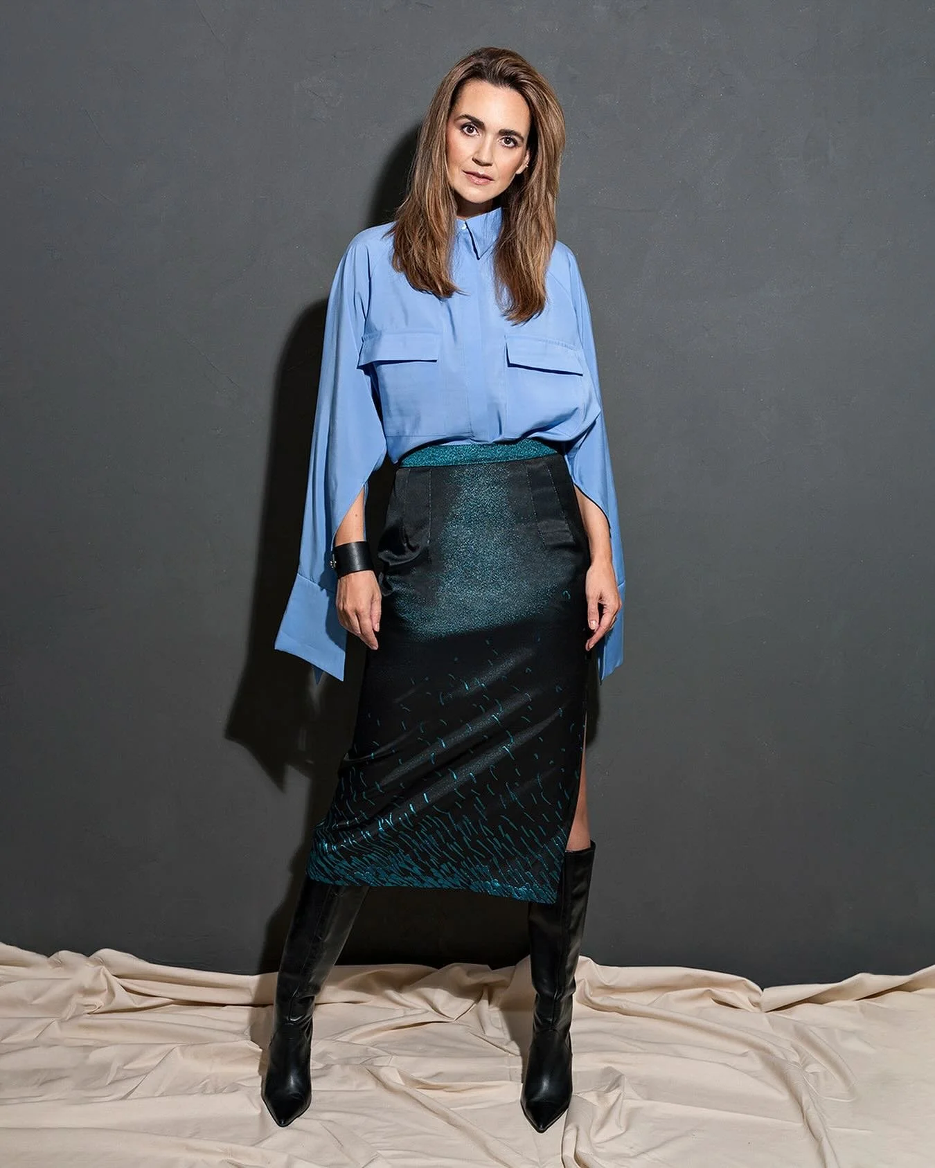 #fallwintercollection @brzobohatadaniela 💙🩵🖤@lenkafritschovamua @baagi.cz @hedva_cesky_brokat