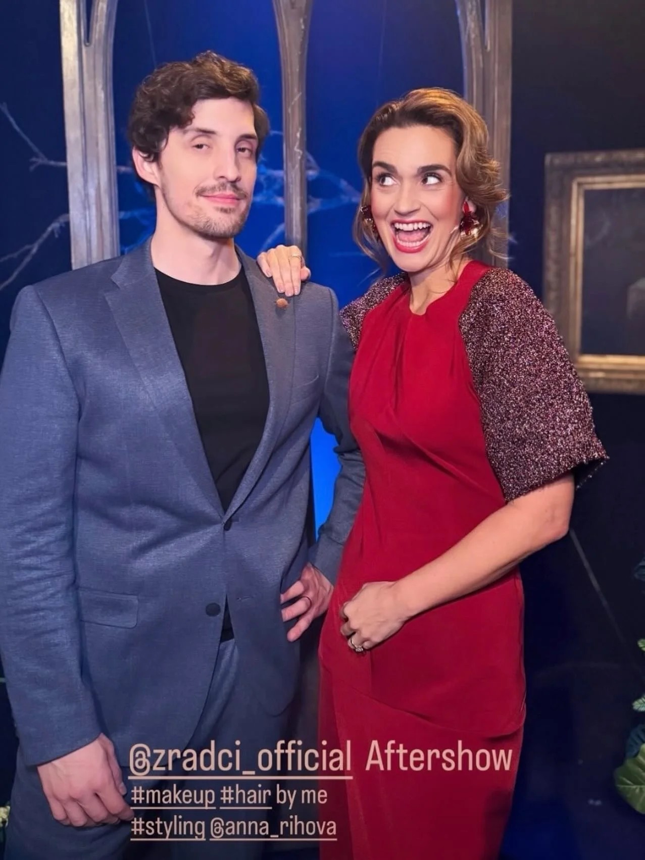 @brzobohatadaniela ❤️🤎💛 @cestmirstrakaty @anna_rihova @primaftv @zradci_official #dress #outfit