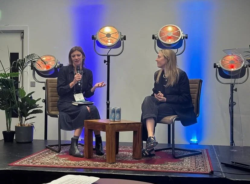 Interviewing Amy Powney, founder of AKYN, at Blur Earth Summit