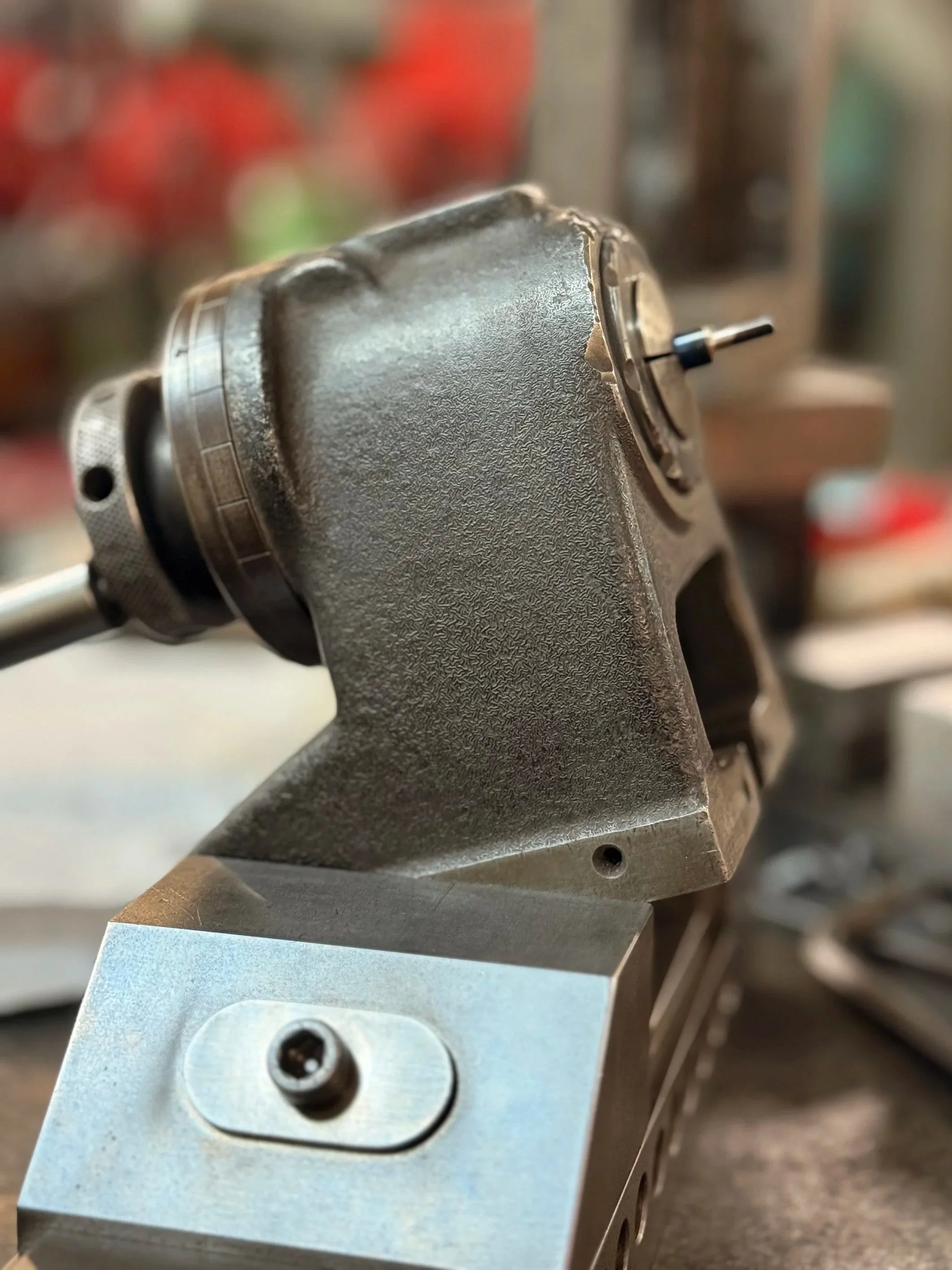 Precision-machined tool and die component in a production setting