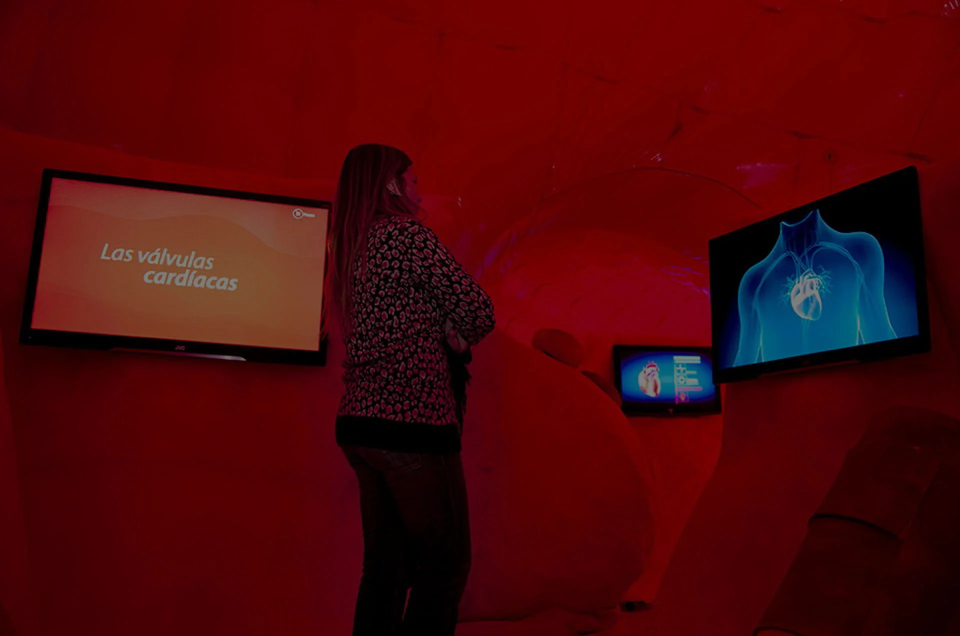  Es un ícono en forma de corazón  ¡para vivir la aventura de viajar al interior del sistema circulatorio!  Una experiencia interactiva para tomar conciencia sobre la importancia de la prevención en la lucha contra las enfermedades cardiovasculares. 