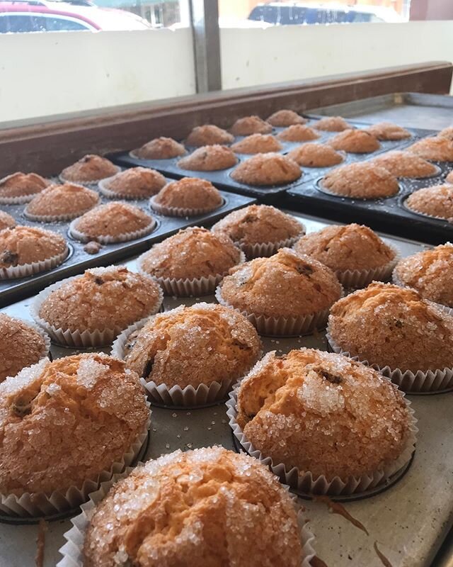 Orange Cranberry Muffins. These are one of our most popular muffins. You can see that because there are so many. 
Tag a muffin lover👇