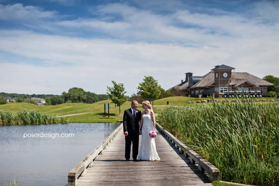 Jen + Steve Married at Legends Golf Club