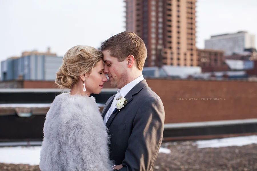 Sarah + Ross's St. Paul Winter Wedding