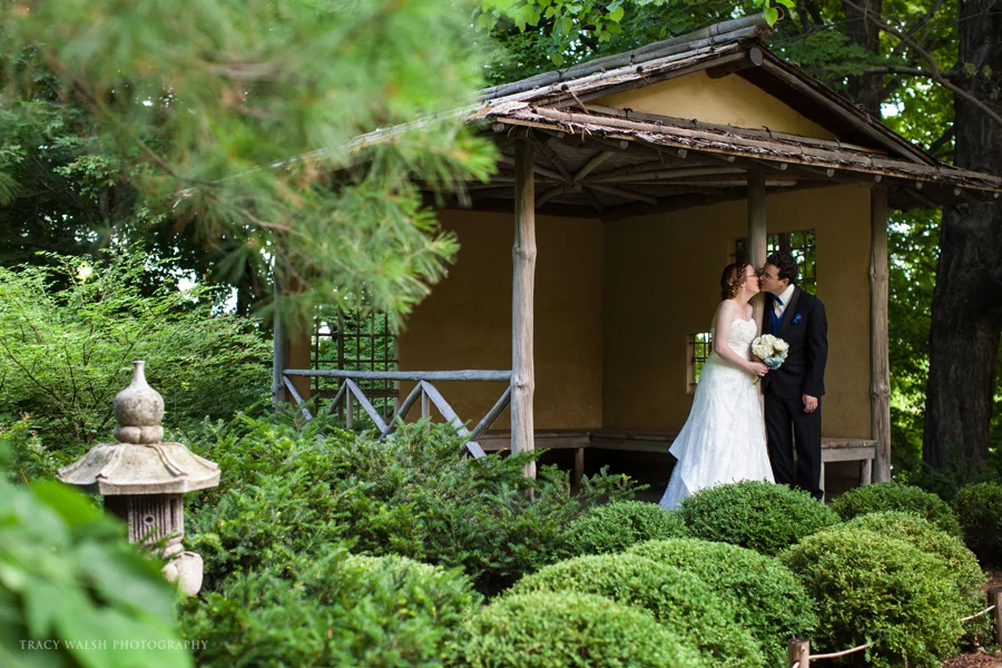 A Walk Through the Arboretum on Catherine and Abrahm's Wedding Day
