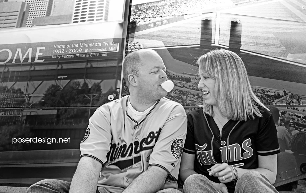 Diana and Pat engaged | Target Field Engagment Photographs