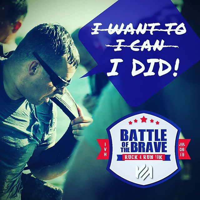 On July 6th, take on a Meaningful challenge that you'll look back on and say &quot;I did that.&quot; The Battle of the Brave | Ruck &amp; Run 10K. Run the 10K, Carry a 25 lb. pack for the 10K, or join us a 5K Run/Walk. The challenge is yours to choos