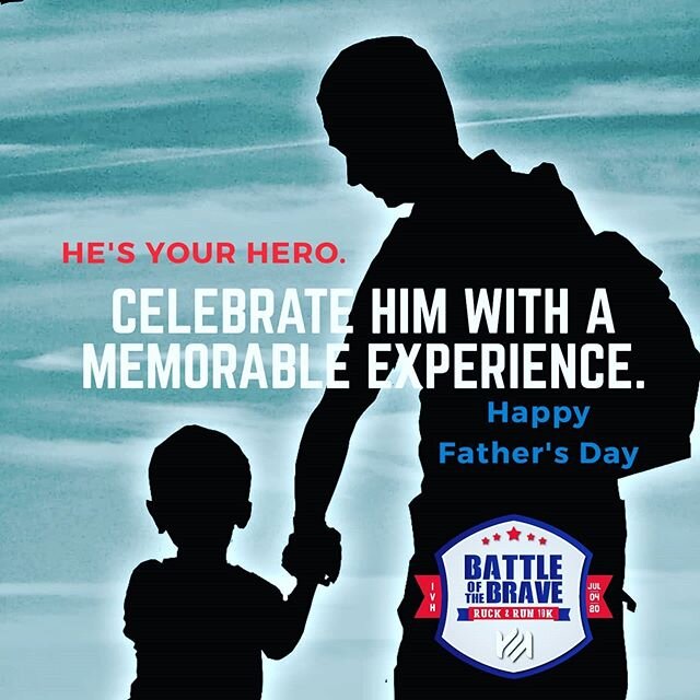 Give your hero a Memorable experience to let him know just how much he means to you. 
The Battle of the Brave | Ruck &amp; Run 10K/5K is the perfect place for dad to test his mettle, and show the world just how super he really is!

Want to enjoy it w