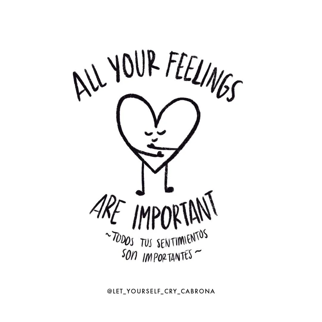 Dear Cabrona, 

Did you know there are actually no &quot;good&quot; feelings and &quot;bad&quot; feelings. Anger, sadness and fear can be categorized as &quot;bad/negative&quot; feelings and this is not okay. Even anger has something to tell us about