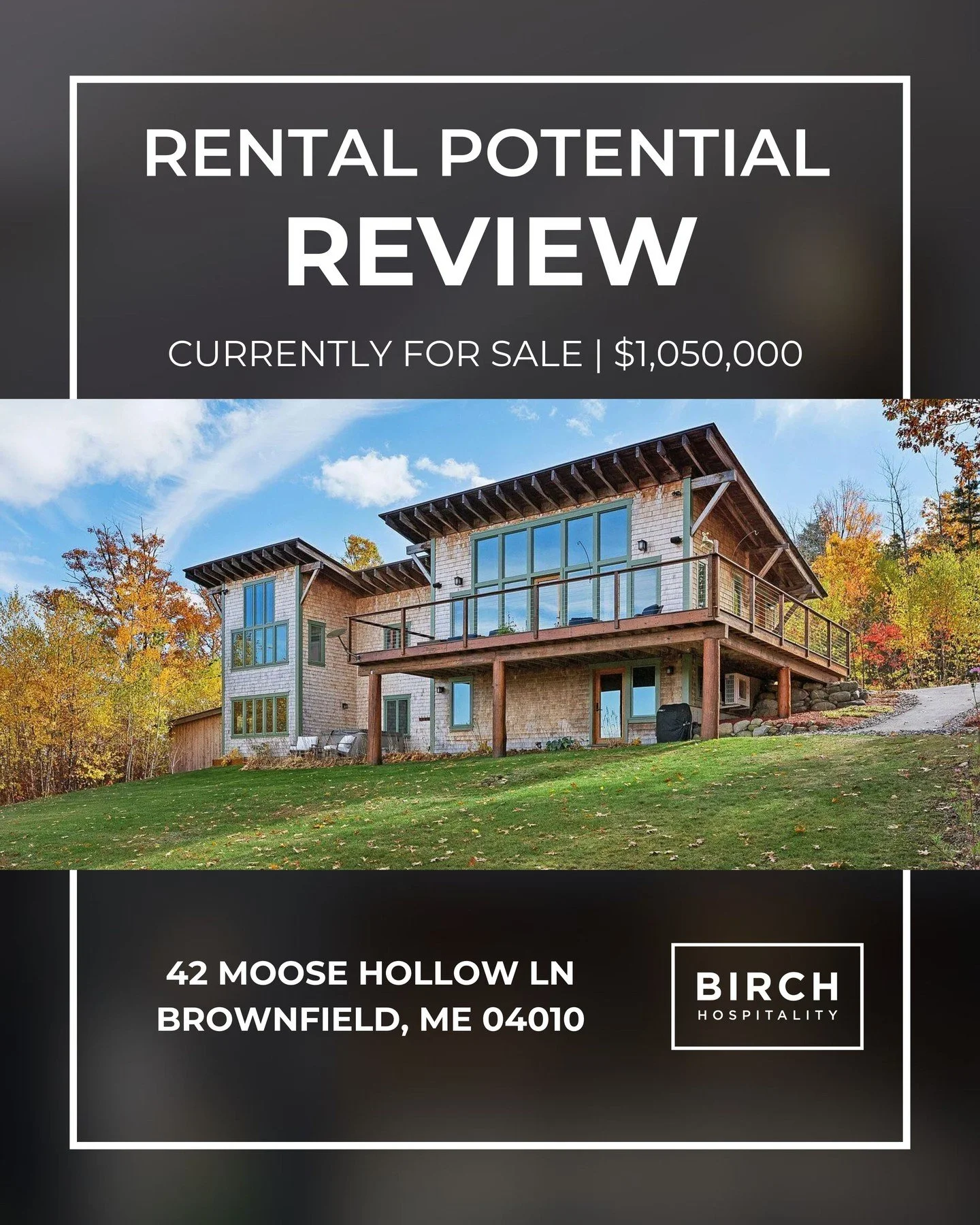 Thinking about getting into short-term rentals but not sure where to start?

Our Rental Potential Review breaks down the numbers so you can make smarter investment decisions &mdash; no guesswork, just clarity.

Here&rsquo;s a snapshot of 42 Moose Hol