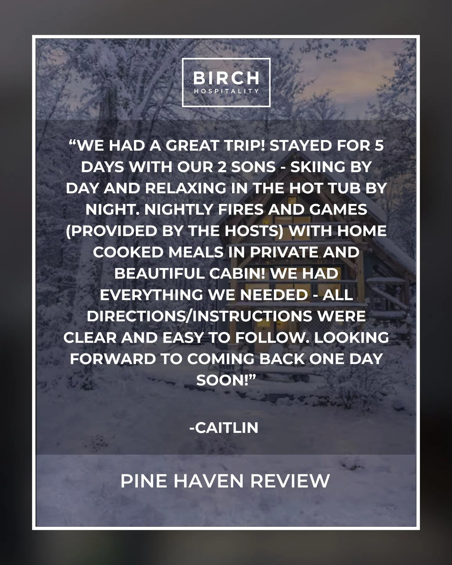 ✨ Pine Haven Guest Review ✨

Escape to Pine Haven, a peaceful mountain retreat set on 10 serene acres with sweeping mountain views. This charming cabin blends rustic warmth with thoughtful modern touches, offering the perfect balance of seclusion and