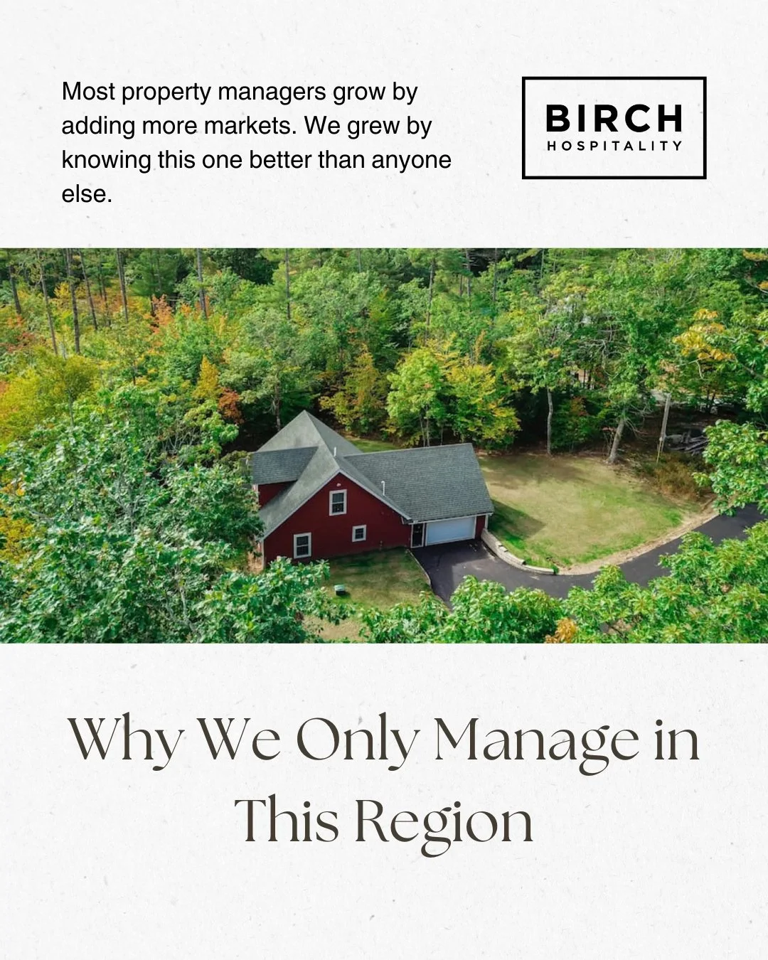 We could manage properties anywhere. We chose here on purpose. 🏔️

The Mount Washington Valley isn't just pretty a backdrop. It's a place we know deeply. The roads, the seasons, the vendors, the quirks of a property when a nor'easter rolls through.

