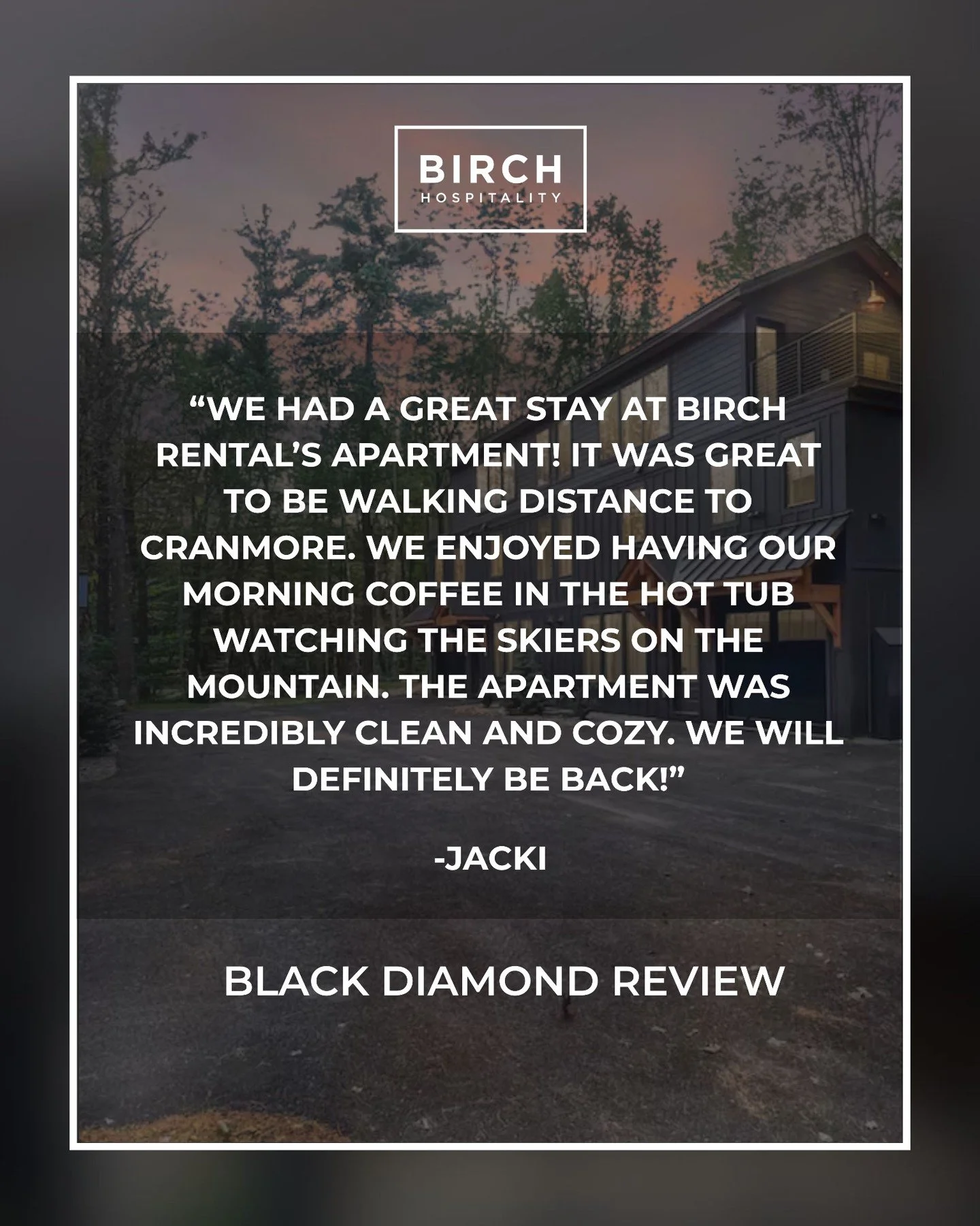 ✨ Black Diamond Guest Review ✨

Welcome to Black Diamond &mdash; a brand-new luxury townhouse at Cranmore Mountain, designed for the ultimate North Conway getaway. With modern finishes, cozy fireplaces, and a private hot tub overlooking the slopes, t