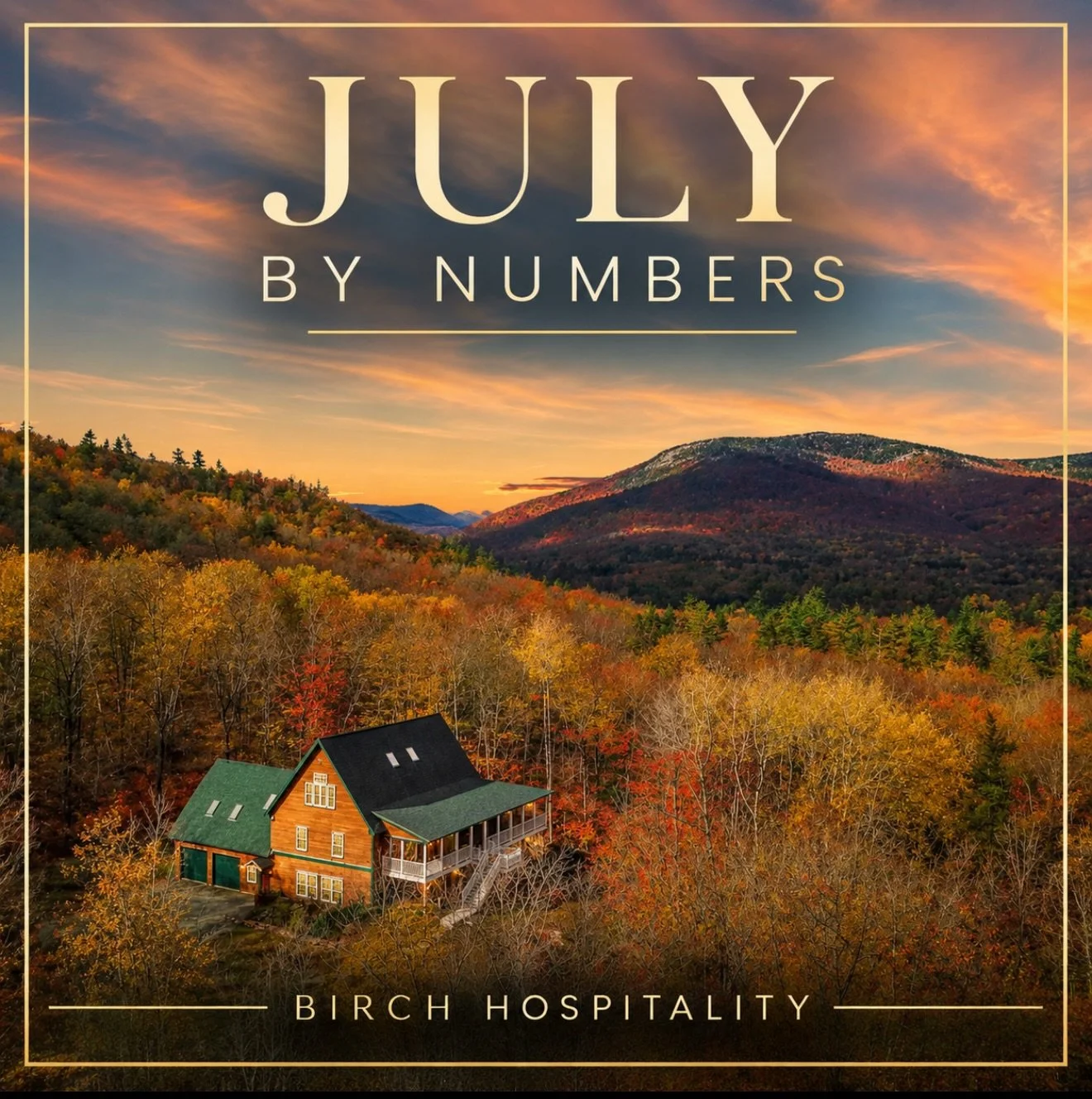July was one for the books. ✨

2,533 nights booked
71.1% occupancy
$681 average nightly rate
371 guest check-ins
3,895 guests hosted

While Airbnb continues to be our largest booking source, more than one-third of July&rsquo;s bookings came directly 