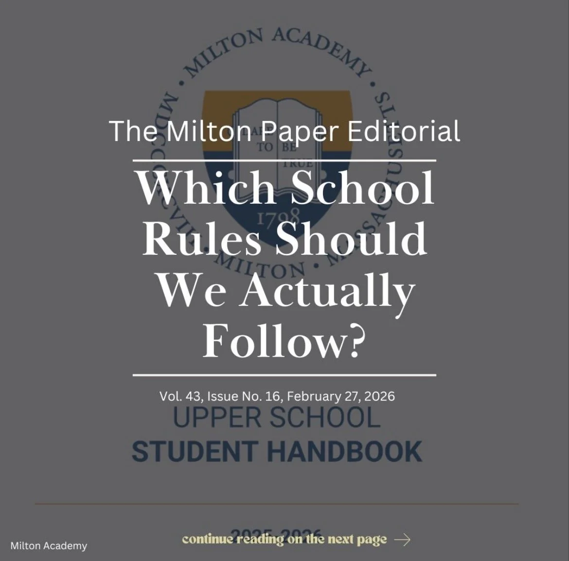 Which School Rules Should We Actually Follow?