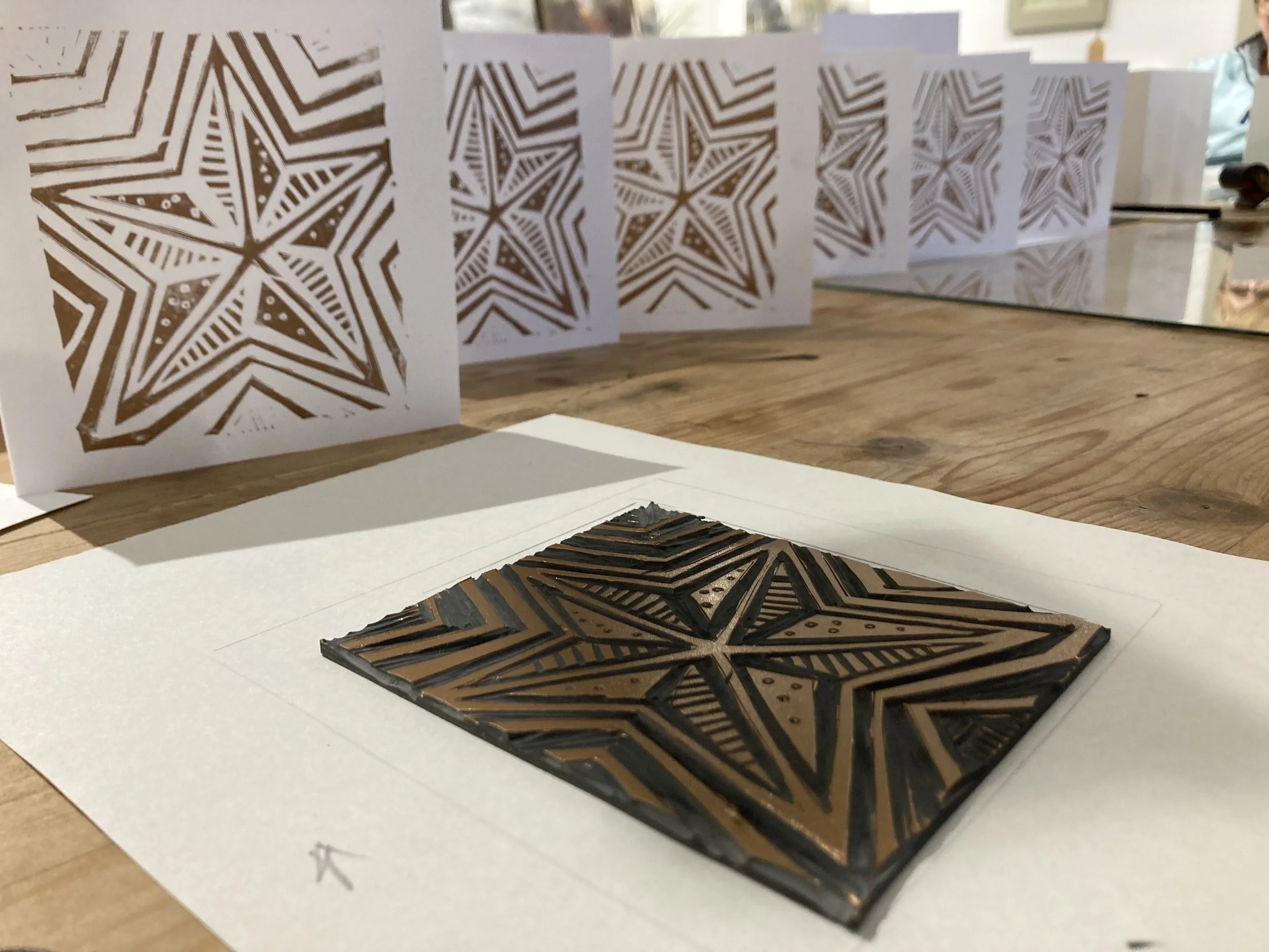 Lino Christmas Card Star.jpg