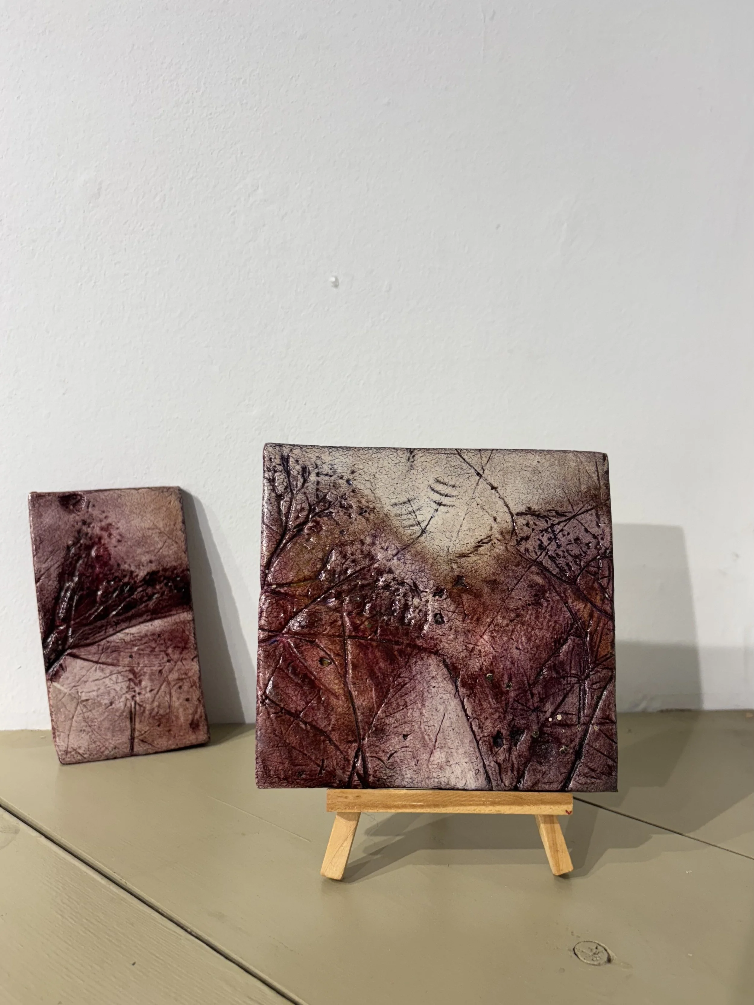 Nature tiles clay workshop Brecon.jpg