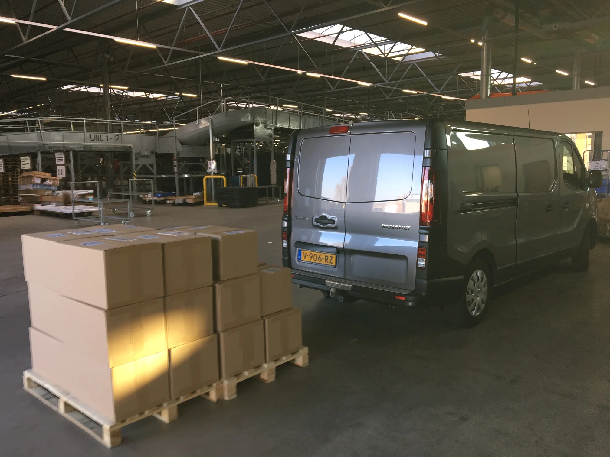 Tijdens het avondeten opgeroepen worden voor 2 pallets voor UPS in Utrecht ? Ook geen enkel probleem !