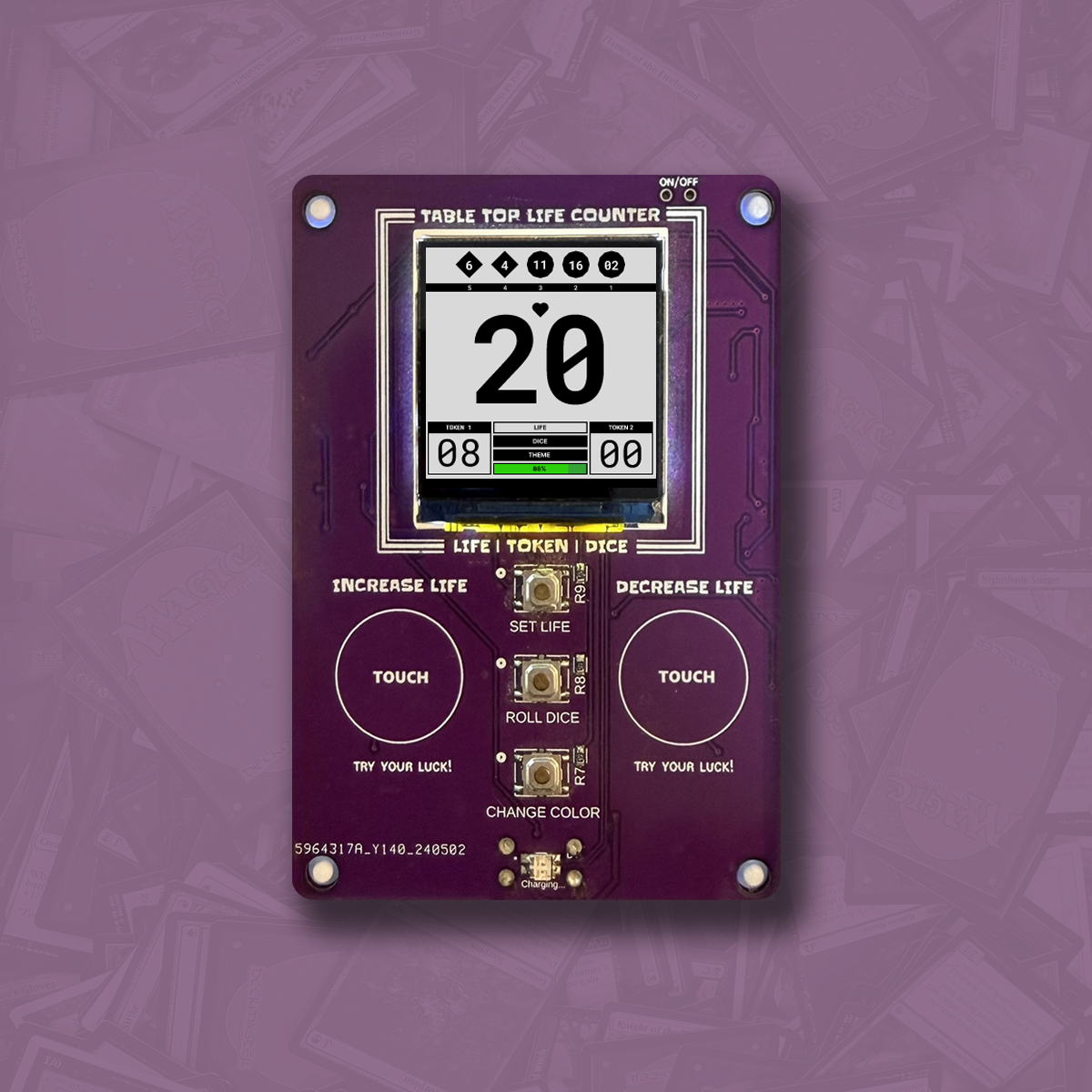 Table Top Life Counter: Dumb Device for the future.