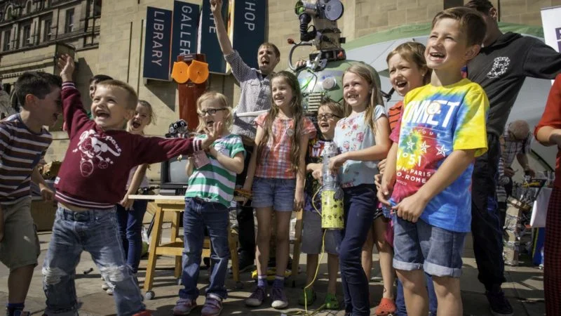 Robots Making during Leeds Den Festival